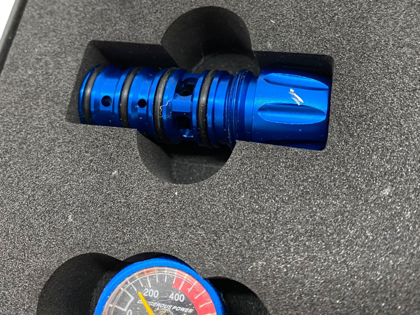 Used Dangerous Power Fusion Hyper F7 Color Accent Kit-Blue Paintball Gun from CPXBrosPaintball Buy/Sell/Trade Paintball Markers, New Paintball Guns, Paintball Hoppers, Paintball Masks, and Hormesis Headbands