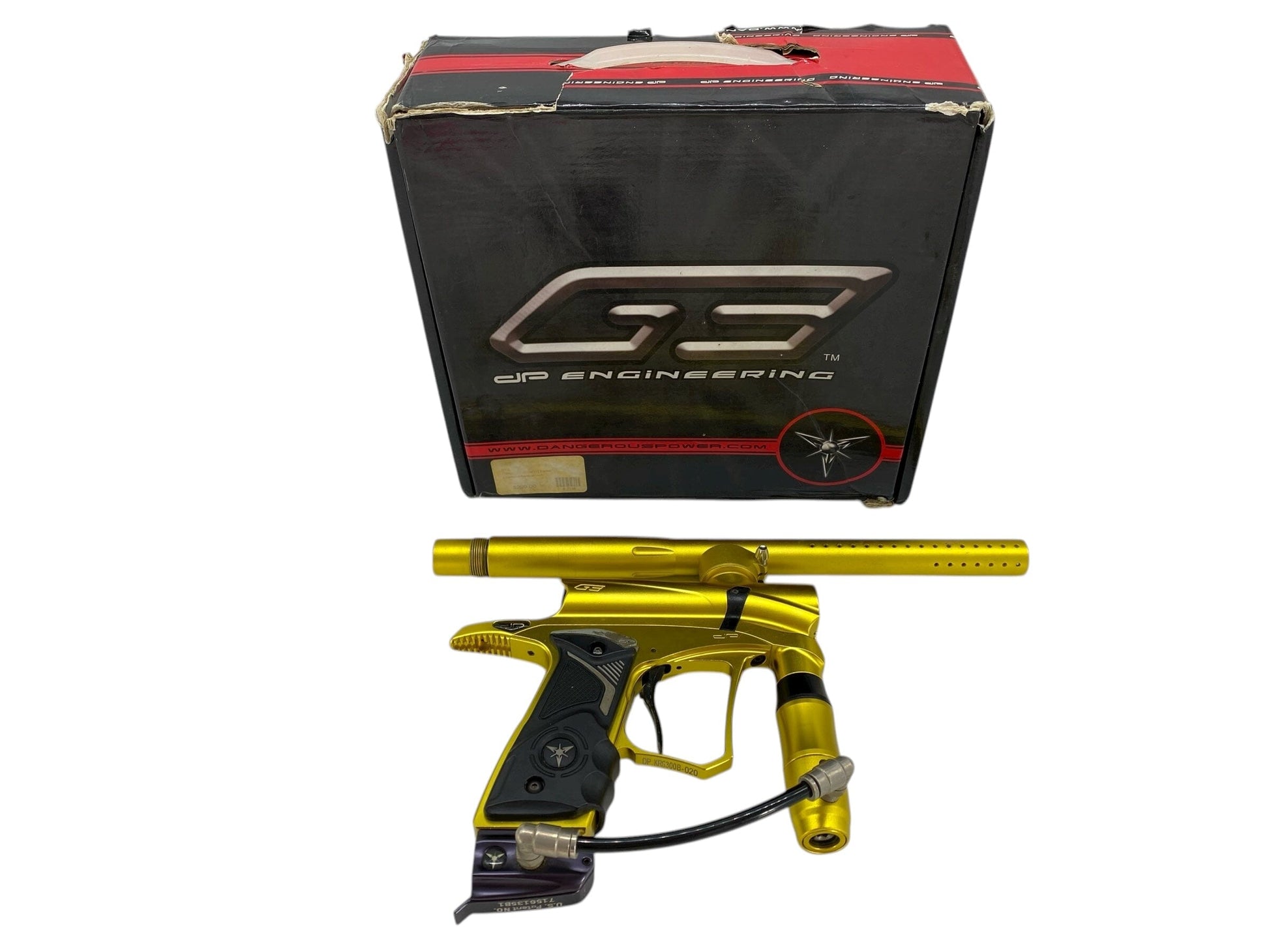 Used Dangerous Power G3 Paintball Gun Gold Paintball Gun from CPXBrosPaintball Buy/Sell/Trade Paintball Markers, New Paintball Guns, Paintball Hoppers, Paintball Masks, and Hormesis Headbands