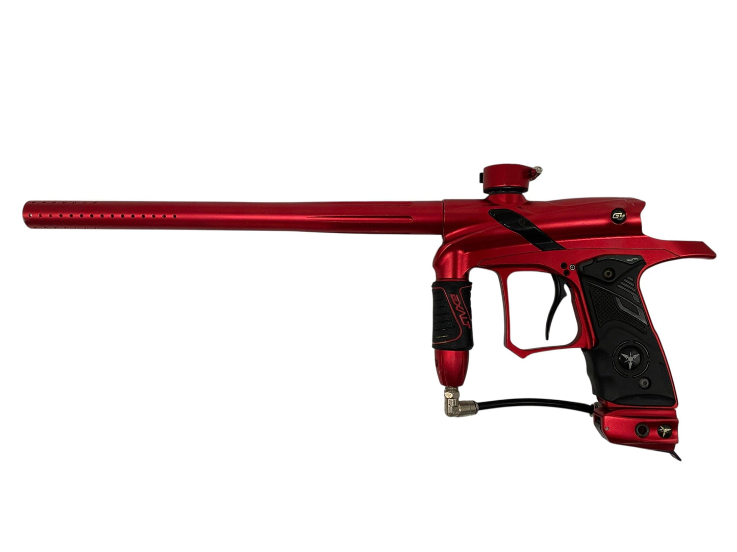 Used Dangerous Power G4 Paintball Gun Red/Black Paintball Gun from CPXBrosPaintball Buy/Sell/Trade Paintball Markers, New Paintball Guns, Paintball Hoppers, Paintball Masks, and Hormesis Headbands