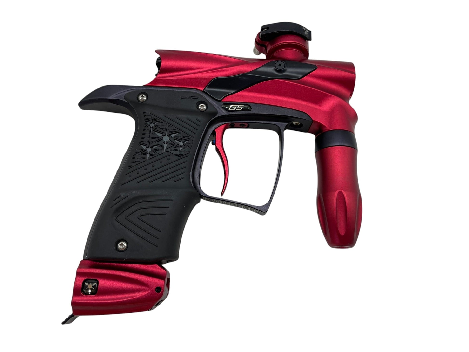 Used Dangerous Power G5 Red/Black Paintball Gun Paintball Gun from CPXBrosPaintball Buy/Sell/Trade Paintball Markers, New Paintball Guns, Paintball Hoppers, Paintball Masks, and Hormesis Headbands