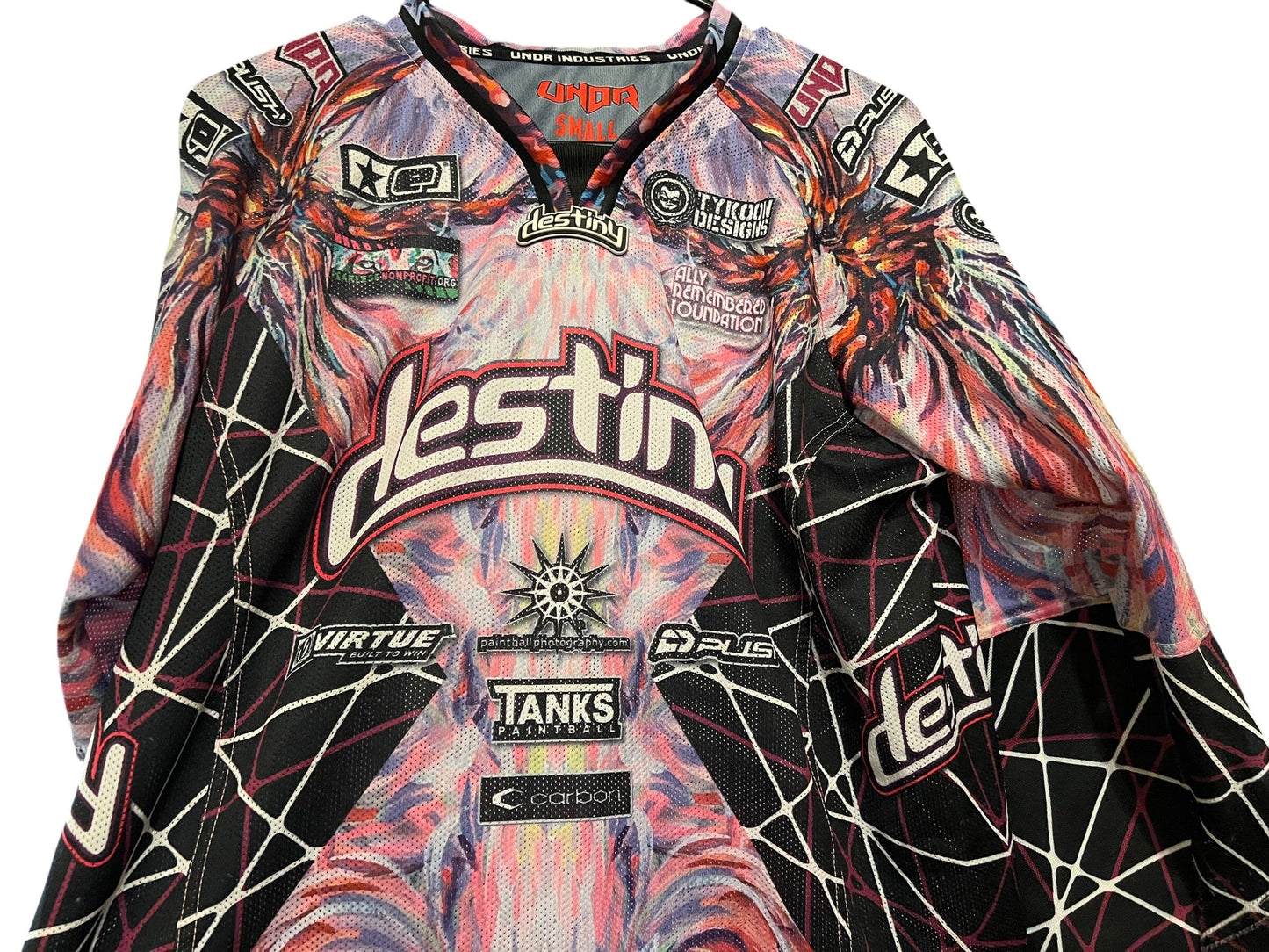 Used Destiny Paintball Jersey : Size Small Paintball Gun from CPXBrosPaintball Buy/Sell/Trade Paintball Markers, New Paintball Guns, Paintball Hoppers, Paintball Masks, and Hormesis Headbands