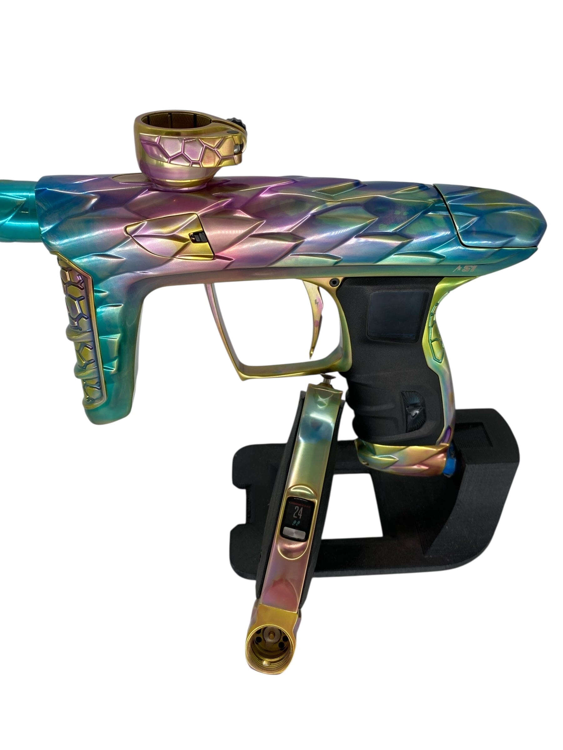 Used Dlx Adrenaline Luxe Idol Paintball Gun Foil Paintball Gun from CPXBrosPaintball Buy/Sell/Trade Paintball Markers, New Paintball Guns, Paintball Hoppers, Paintball Masks, and Hormesis Headbands