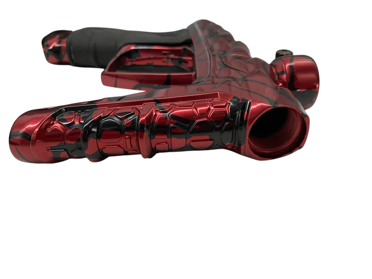 Used Dlx Adrenaline Luxe Idol Paintball Gun Red Black Splash Paintball Gun from CPXBrosPaintball Buy/Sell/Trade Paintball Markers, New Paintball Guns, Paintball Hoppers, Paintball Masks, and Hormesis Headbands