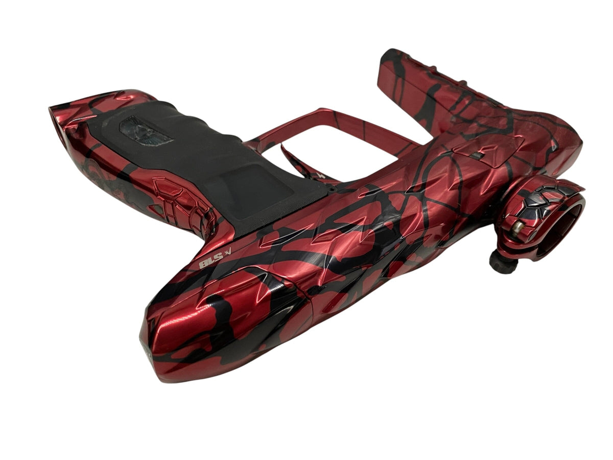 Used Dlx Adrenaline Luxe Idol Paintball Gun Red Black Splash Paintball Gun from CPXBrosPaintball Buy/Sell/Trade Paintball Markers, New Paintball Guns, Paintball Hoppers, Paintball Masks, and Hormesis Headbands