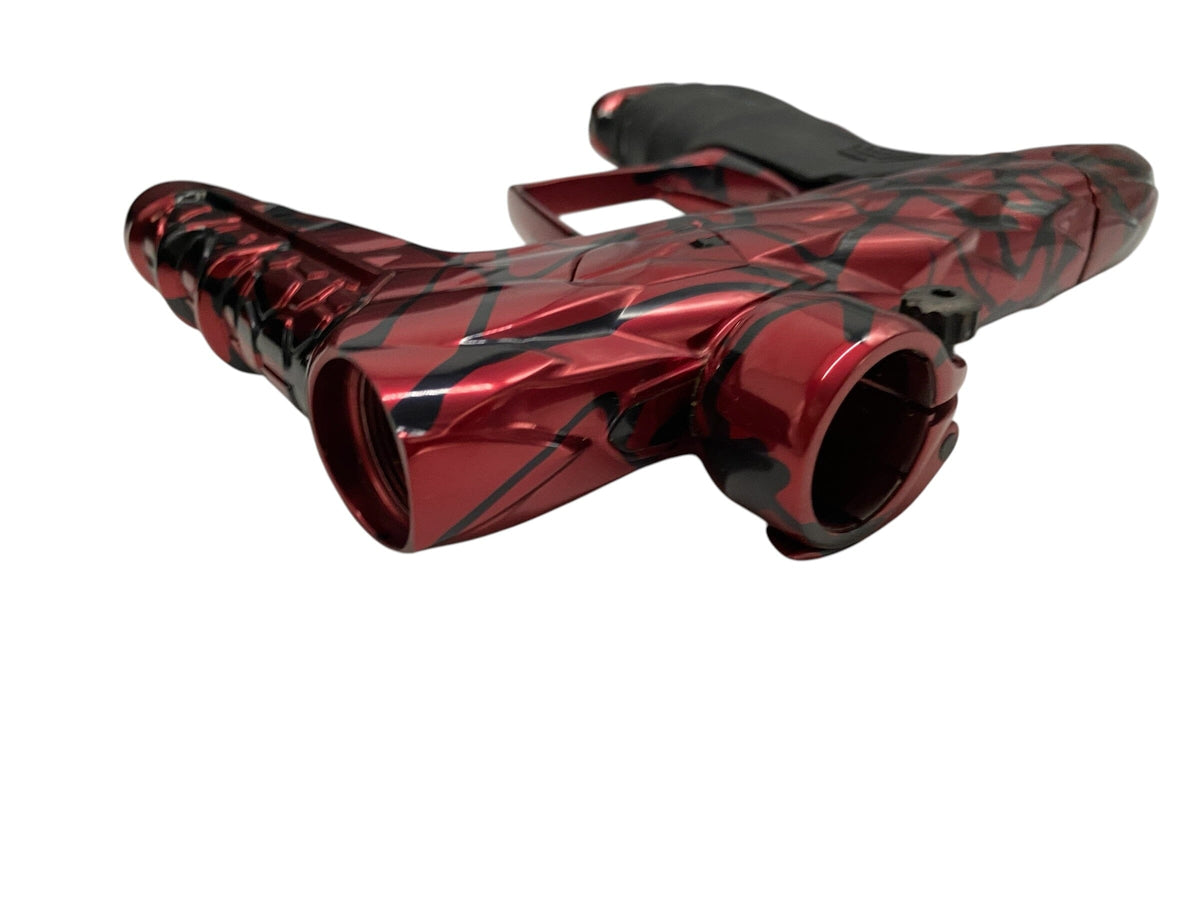 Used Dlx Adrenaline Luxe Idol Paintball Gun Red Black Splash Paintball Gun from CPXBrosPaintball Buy/Sell/Trade Paintball Markers, New Paintball Guns, Paintball Hoppers, Paintball Masks, and Hormesis Headbands
