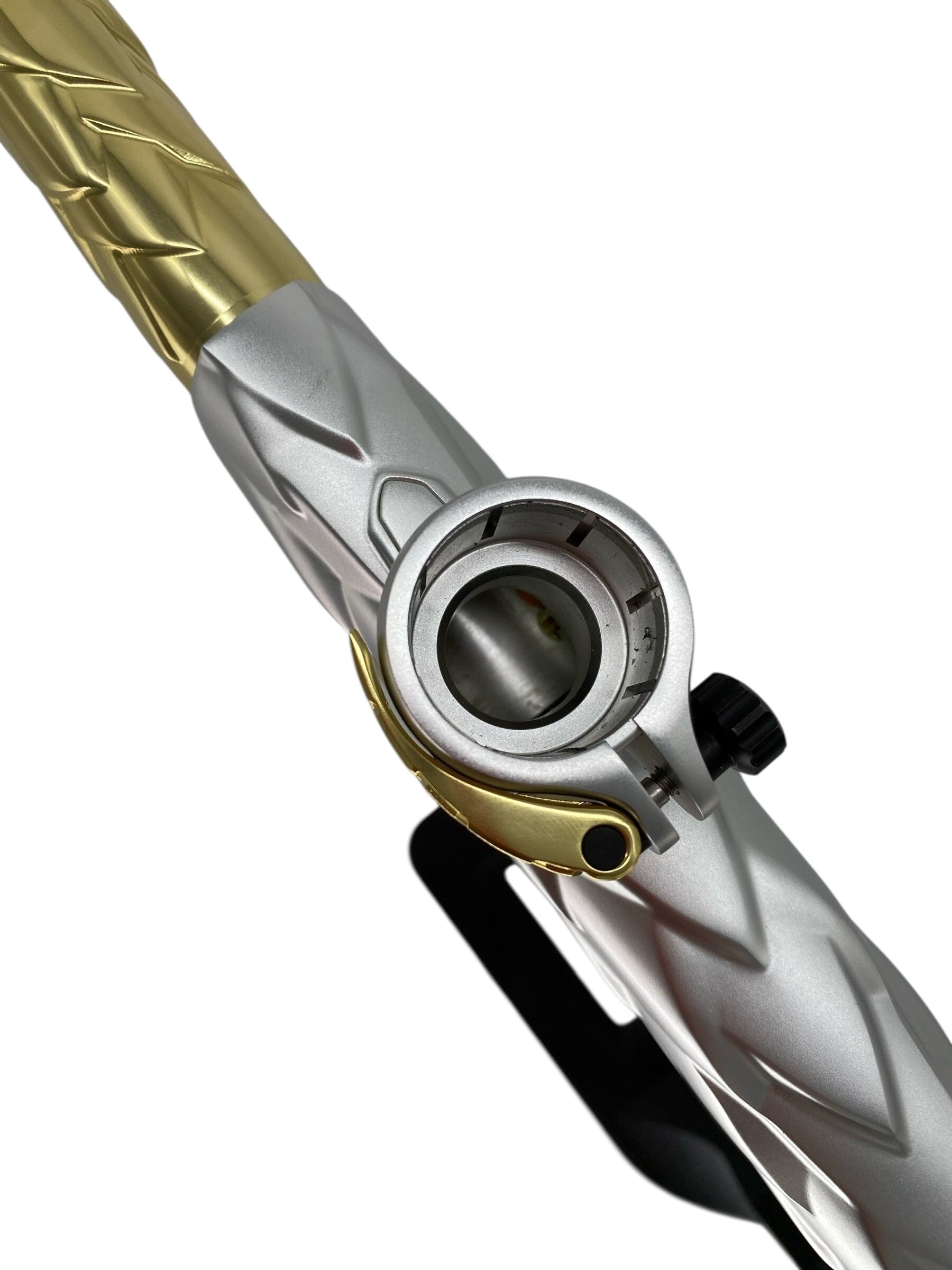 Used Dlx Adrenaline Luxe Idol Paintball Gun Silver/Gold With Mech Paintball Gun from CPXBrosPaintball Buy/Sell/Trade Paintball Markers, New Paintball Guns, Paintball Hoppers, Paintball Masks, and Hormesis Headbands