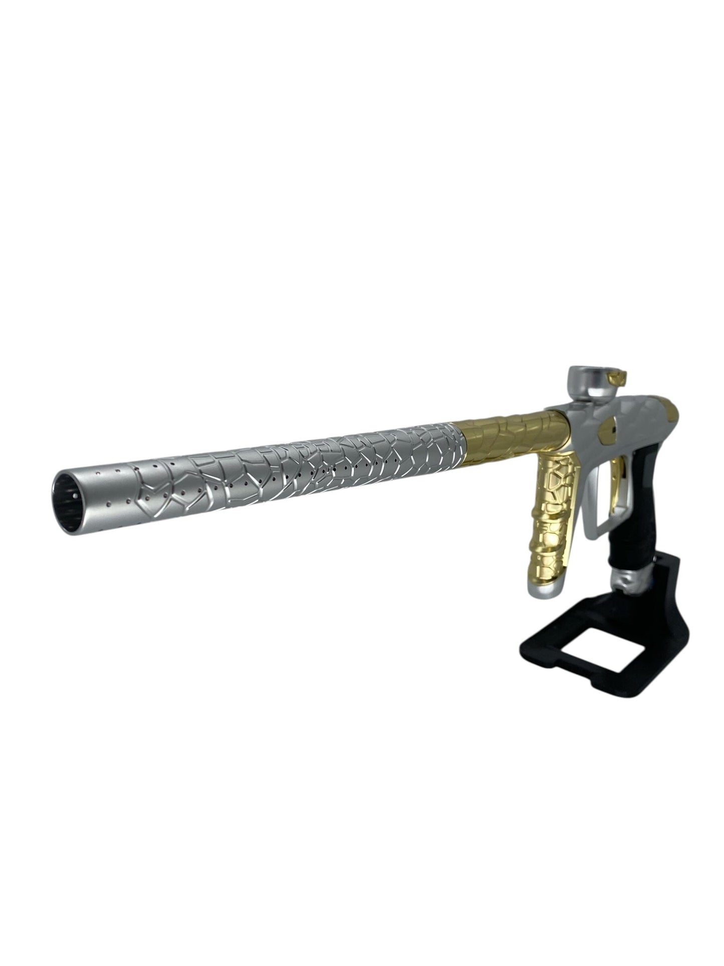 Used Dlx Adrenaline Luxe Idol Paintball Gun Silver/Gold With Mech Paintball Gun from CPXBrosPaintball Buy/Sell/Trade Paintball Markers, New Paintball Guns, Paintball Hoppers, Paintball Masks, and Hormesis Headbands