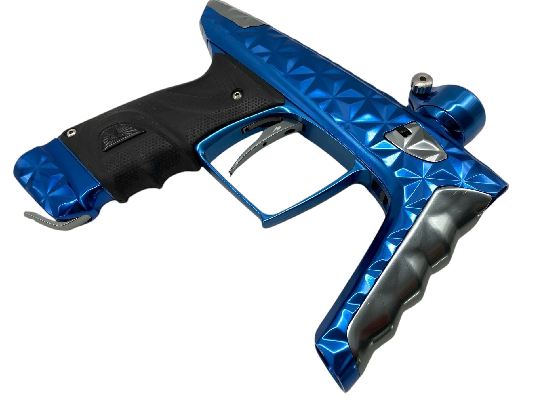 Used Dlx Adrenaline Luxe Paintball Gun Blue/Silver Paintball Gun from CPXBrosPaintball Buy/Sell/Trade Paintball Markers, New Paintball Guns, Paintball Hoppers, Paintball Masks, and Hormesis Headbands