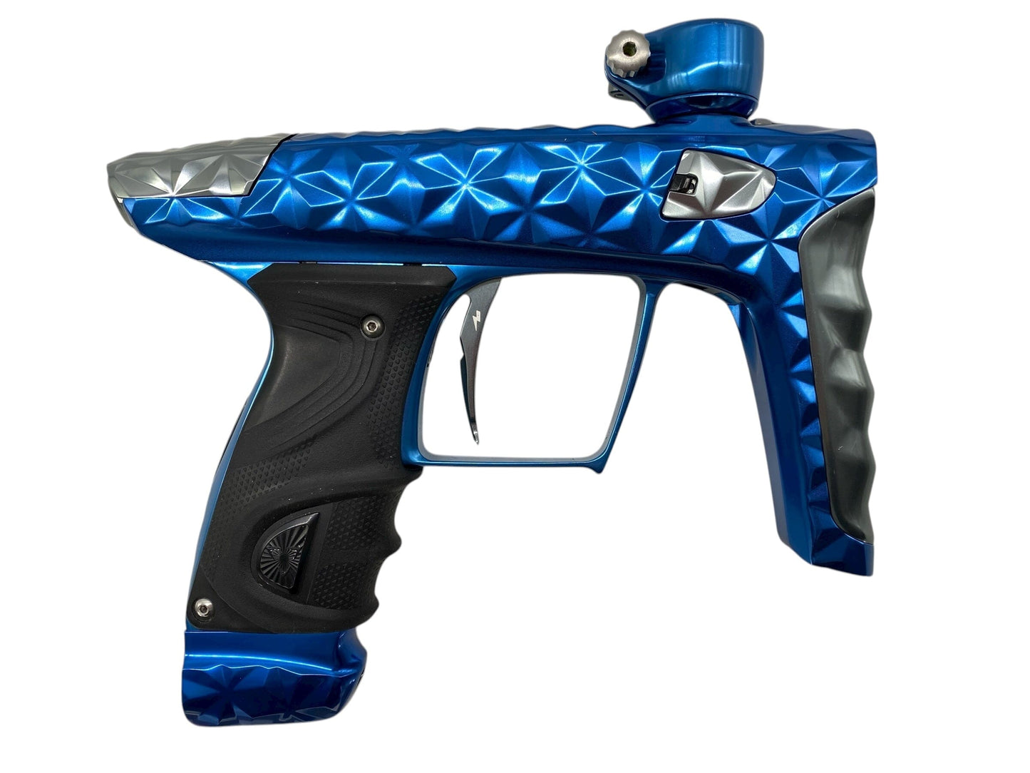 Used Dlx Adrenaline Luxe Paintball Gun Blue/Silver Paintball Gun from CPXBrosPaintball Buy/Sell/Trade Paintball Markers, New Paintball Guns, Paintball Hoppers, Paintball Masks, and Hormesis Headbands
