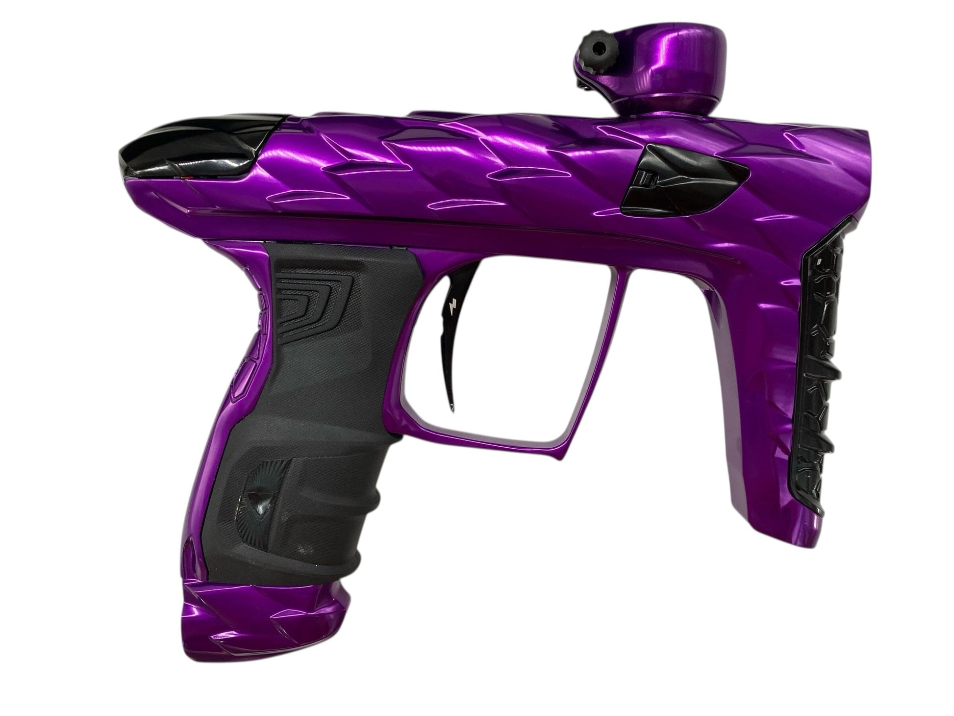 Used Dlx Adrenaline Luxe Paintball Gun Purple/Black Paintball Gun from CPXBrosPaintball Buy/Sell/Trade Paintball Markers, New Paintball Guns, Paintball Hoppers, Paintball Masks, and Hormesis Headbands