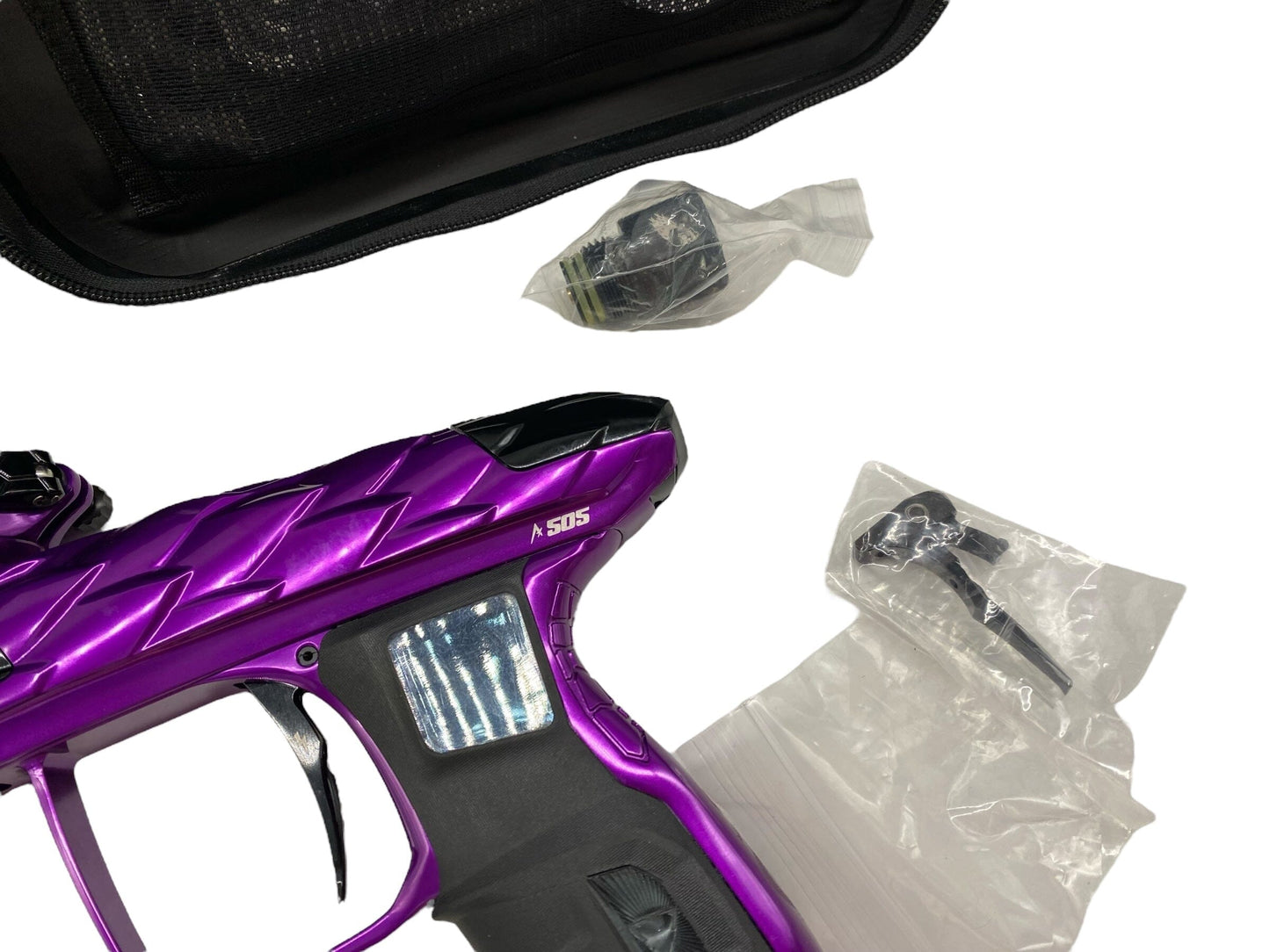 Used Dlx Adrenaline Luxe Paintball Gun Purple/Black Paintball Gun from CPXBrosPaintball Buy/Sell/Trade Paintball Markers, New Paintball Guns, Paintball Hoppers, Paintball Masks, and Hormesis Headbands