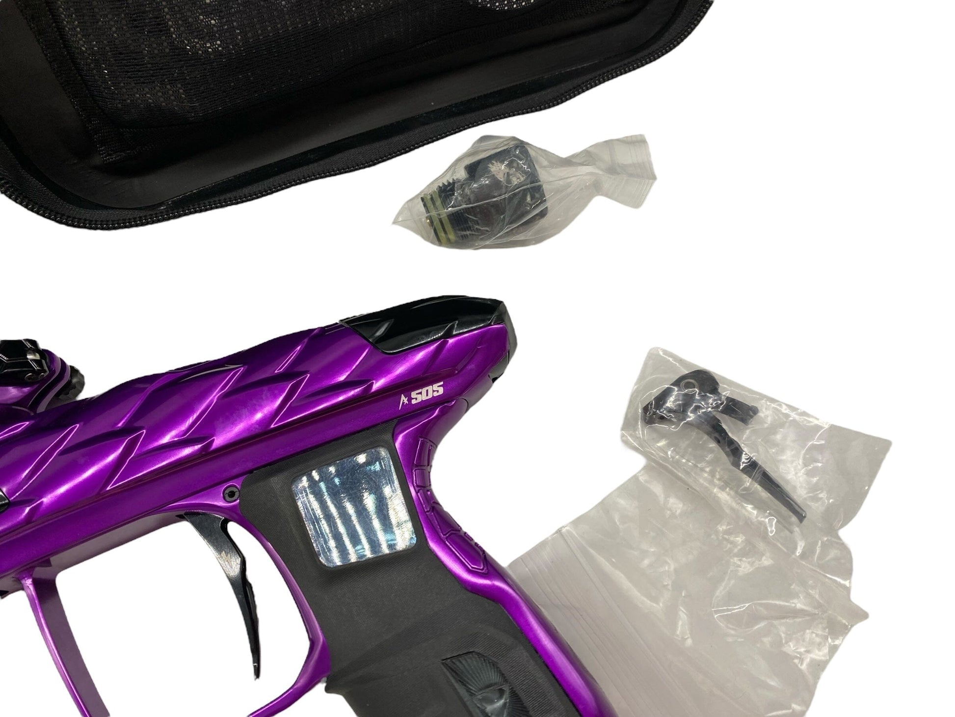Used Dlx Adrenaline Luxe Paintball Gun Purple/Black Paintball Gun from CPXBrosPaintball Buy/Sell/Trade Paintball Markers, New Paintball Guns, Paintball Hoppers, Paintball Masks, and Hormesis Headbands