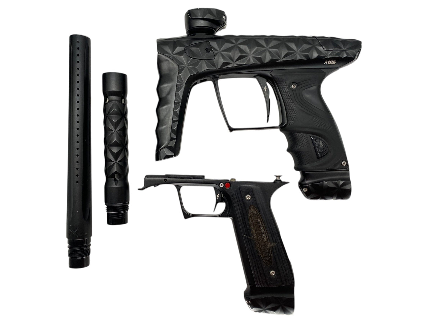 Used Dlx Adrenaline Luxe Tm40 Paintball Gun with Mech Frame Black Paintball Gun from CPXBrosPaintball Buy/Sell/Trade Paintball Markers, New Paintball Guns, Paintball Hoppers, Paintball Masks, and Hormesis Headbands