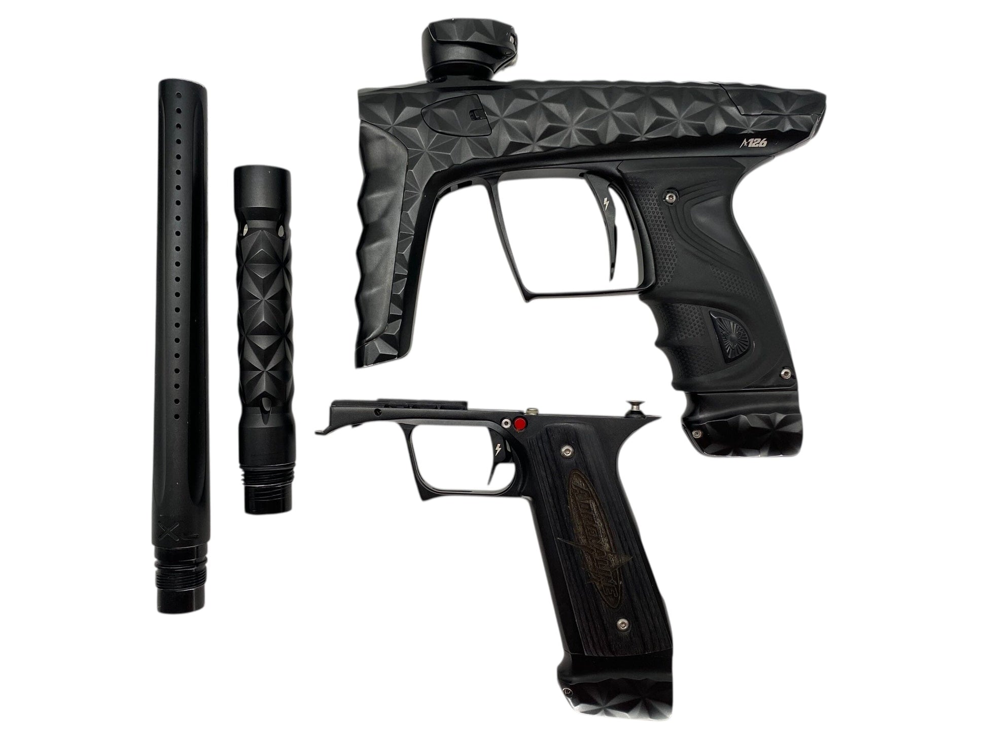 Used Dlx Adrenaline Luxe Tm40 Paintball Gun with Mech Frame Black Paintball Gun from CPXBrosPaintball Buy/Sell/Trade Paintball Markers, New Paintball Guns, Paintball Hoppers, Paintball Masks, and Hormesis Headbands