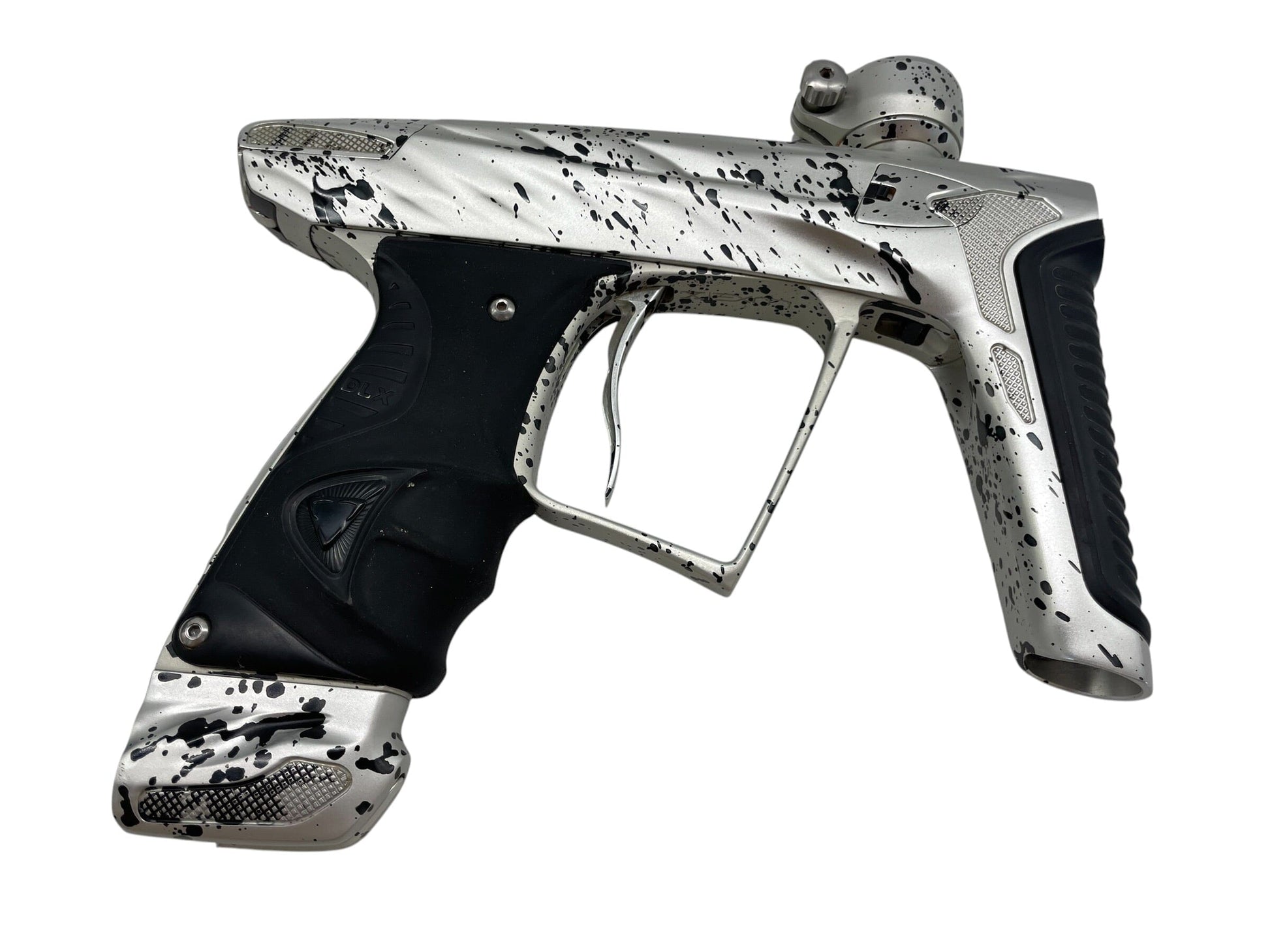 Used DLX HK ARMY Luxe X A51 Black Spatter Paintball Gun Paintball Gun from CPXBrosPaintball Buy/Sell/Trade Paintball Markers, New Paintball Guns, Paintball Hoppers, Paintball Masks, and Hormesis Headbands
