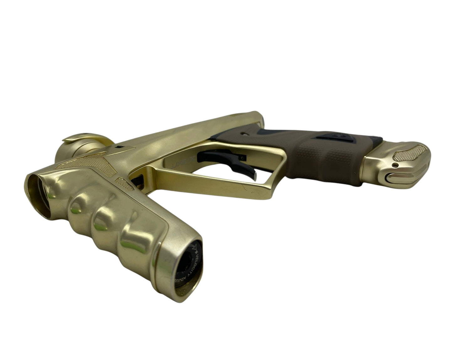 Used DLX HK ARMY LUXE X A51 Gold/Gold Paintball Gun Paintball Gun from CPXBrosPaintball Buy/Sell/Trade Paintball Markers, New Paintball Guns, Paintball Hoppers, Paintball Masks, and Hormesis Headbands