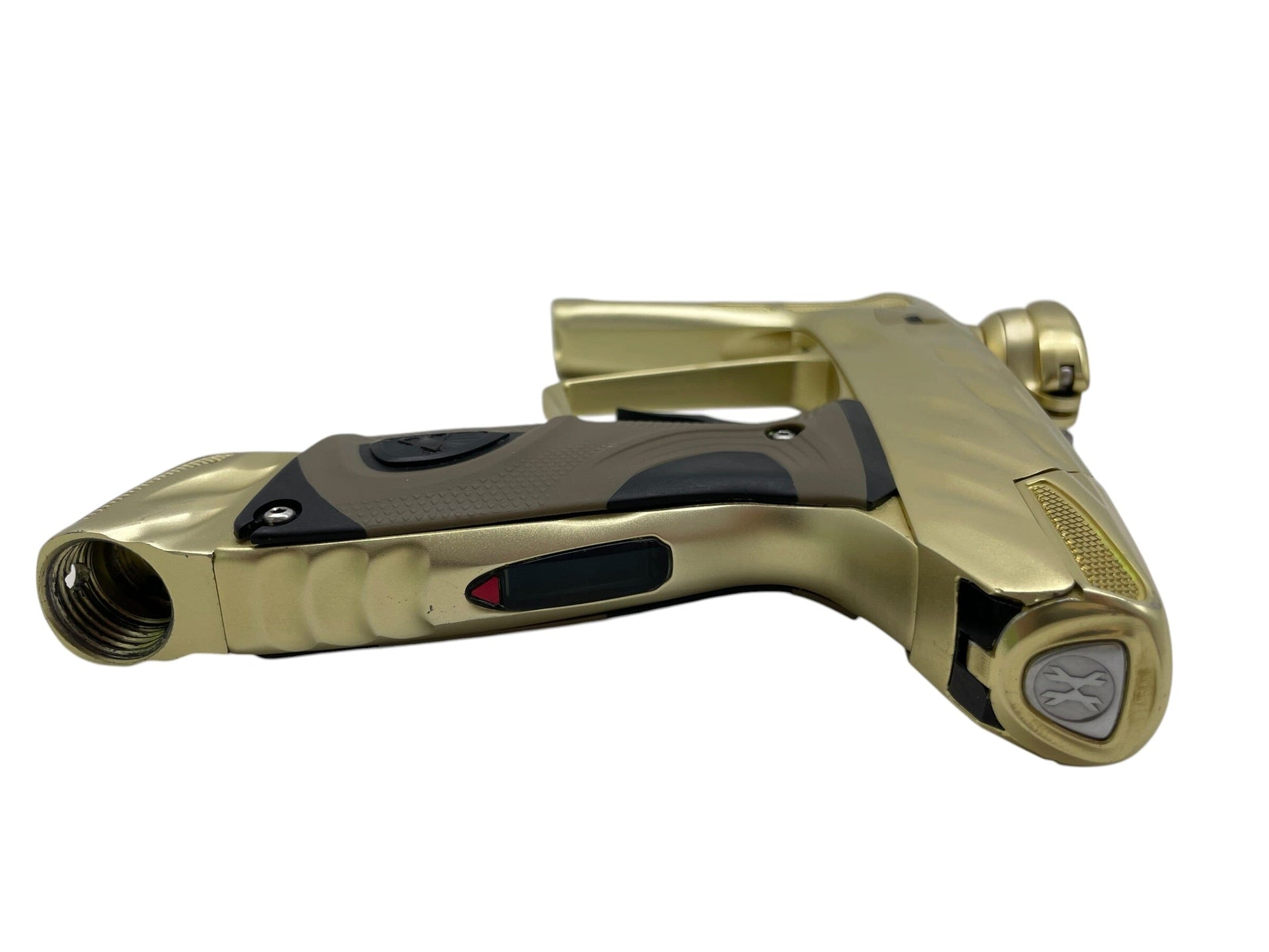Used DLX HK ARMY LUXE X A51 Gold/Gold Paintball Gun Paintball Gun from CPXBrosPaintball Buy/Sell/Trade Paintball Markers, New Paintball Guns, Paintball Hoppers, Paintball Masks, and Hormesis Headbands