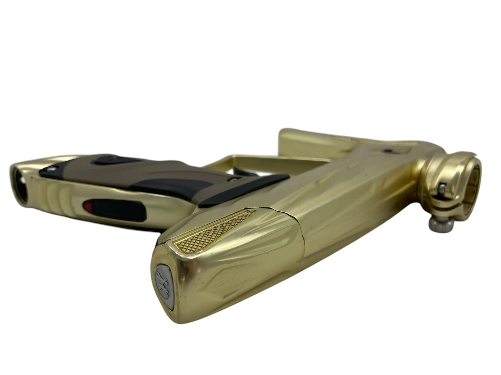 Used DLX HK ARMY LUXE X A51 Gold/Gold Paintball Gun Paintball Gun from CPXBrosPaintball Buy/Sell/Trade Paintball Markers, New Paintball Guns, Paintball Hoppers, Paintball Masks, and Hormesis Headbands