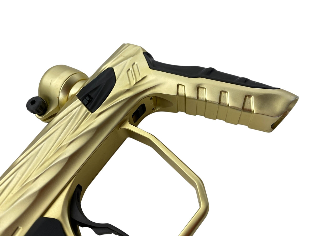 Used DLX Hk Army Shredder Luxe Idol Gold/Black Paintball Gun Paintball Gun from CPXBrosPaintball Buy/Sell/Trade Paintball Markers, New Paintball Guns, Paintball Hoppers, Paintball Masks, and Hormesis Headbands