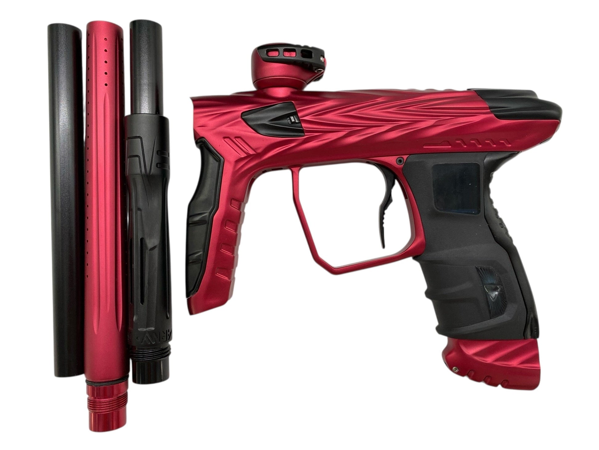 Used Dlx Hk Army Shredder Luxe Idol Paintball Gun Red/Black Paintball Gun from CPXBrosPaintball Buy/Sell/Trade Paintball Markers, New Paintball Guns, Paintball Hoppers, Paintball Masks, and Hormesis Headbands