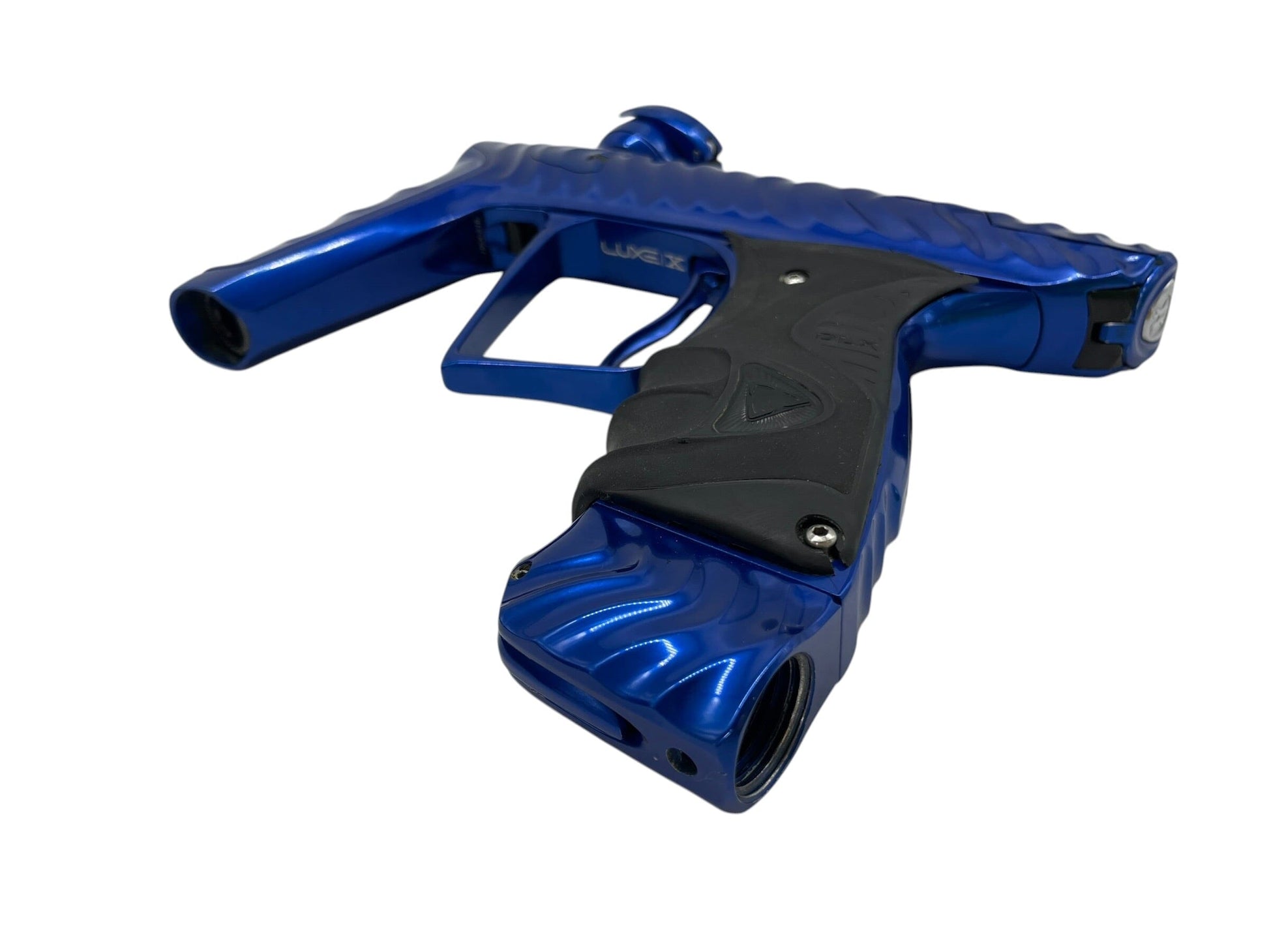 Used DLX HK Ripper Luxe X Blue Paintball Gun Paintball Gun from CPXBrosPaintball Buy/Sell/Trade Paintball Markers, New Paintball Guns, Paintball Hoppers, Paintball Masks, and Hormesis Headbands