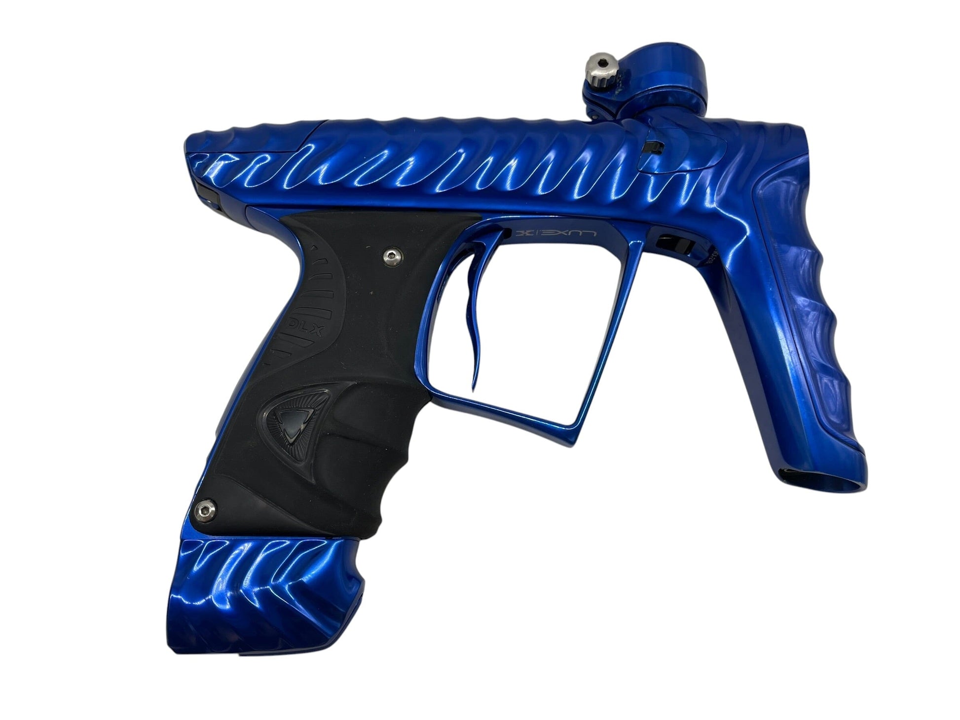 Used DLX HK Ripper Luxe X Blue Paintball Gun Paintball Gun from CPXBrosPaintball Buy/Sell/Trade Paintball Markers, New Paintball Guns, Paintball Hoppers, Paintball Masks, and Hormesis Headbands