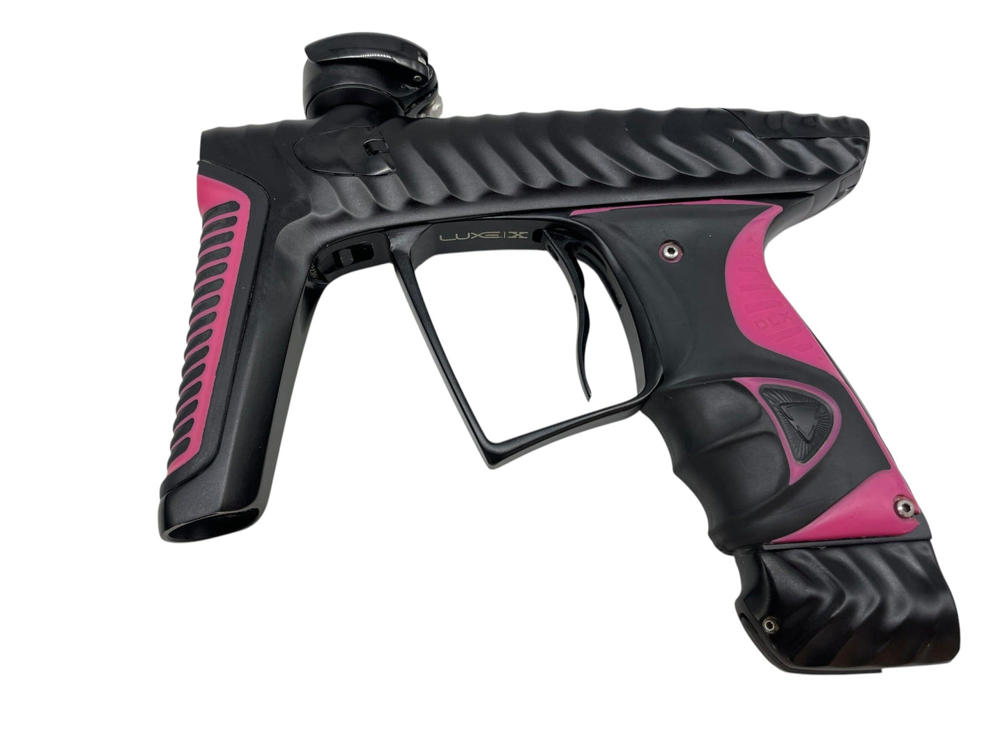 Used DLX HK Ripper Luxe X Dust Black Paintball Gun Paintball Gun from CPXBrosPaintball Buy/Sell/Trade Paintball Markers, New Paintball Guns, Paintball Hoppers, Paintball Masks, and Hormesis Headbands