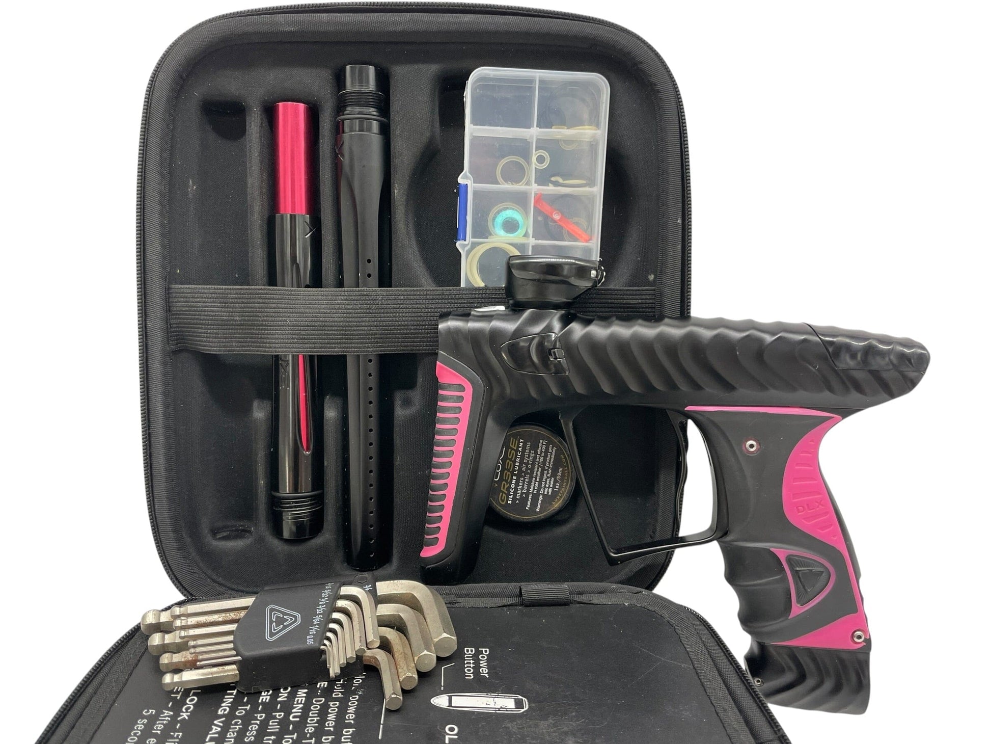 Used DLX HK Ripper Luxe X Dust Black Paintball Gun Paintball Gun from CPXBrosPaintball Buy/Sell/Trade Paintball Markers, New Paintball Guns, Paintball Hoppers, Paintball Masks, and Hormesis Headbands