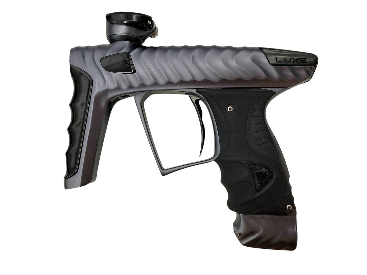 Used DLX HK Ripper Luxe X Grey/Black Paintball Gun Paintball Gun from CPXBrosPaintball Buy/Sell/Trade Paintball Markers, New Paintball Guns, Paintball Hoppers, Paintball Masks, and Hormesis Headbands