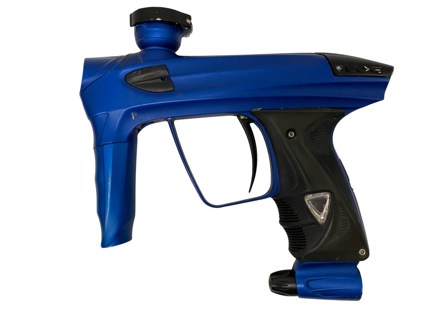 Used DLX LUXE 1.0 Blue/Black Paintball Gun Paintball Gun from CPXBrosPaintball Buy/Sell/Trade Paintball Markers, New Paintball Guns, Paintball Hoppers, Paintball Masks, and Hormesis Headbands