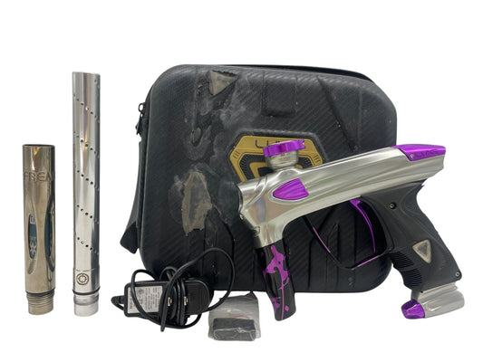Used DLX LUXE 1.0 Grey/Purple Paintball Gun Paintball Gun from CPXBrosPaintball Buy/Sell/Trade Paintball Markers, New Paintball Guns, Paintball Hoppers, Paintball Masks, and Hormesis Headbands