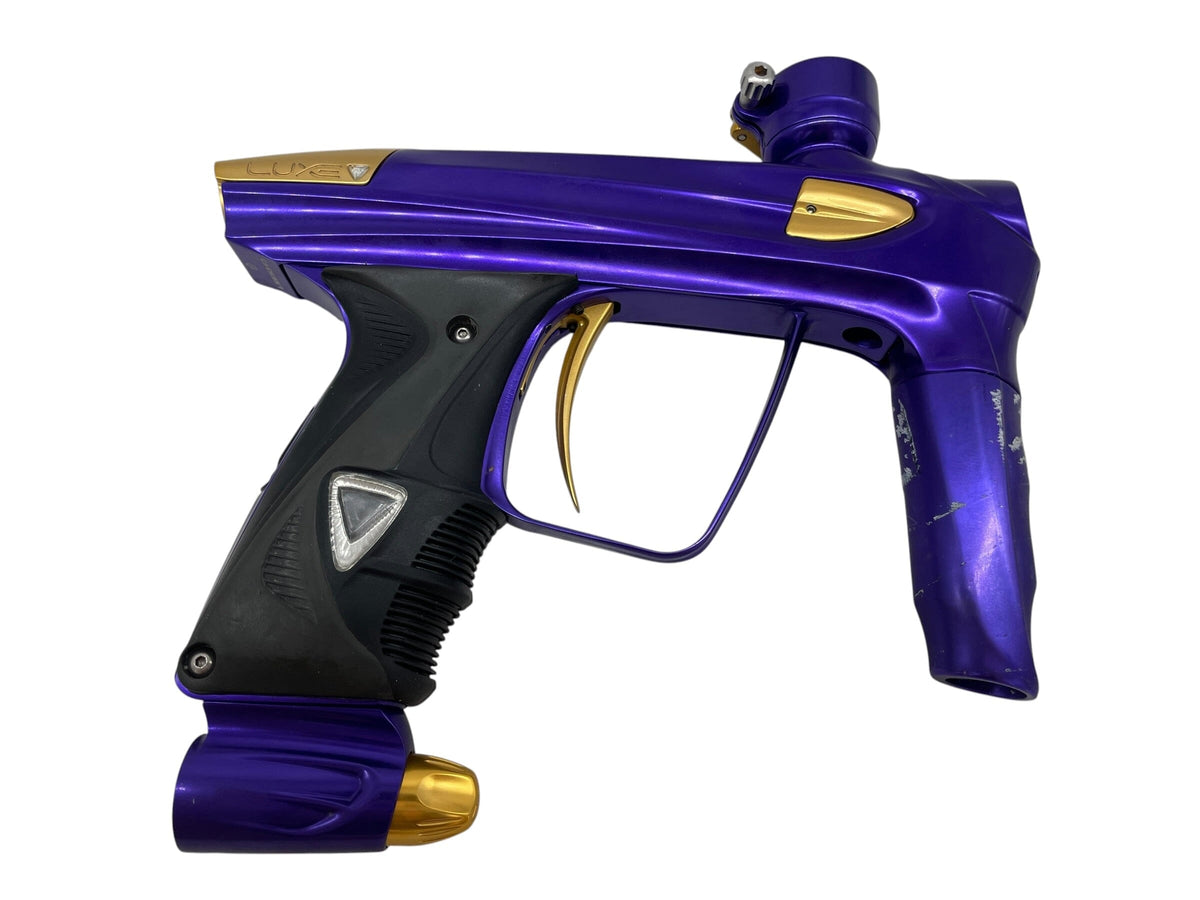Used DLX Luxe 1.0 Purple/Gold Paintball Gun Paintball Gun from CPXBrosPaintball Buy/Sell/Trade Paintball Markers, New Paintball Guns, Paintball Hoppers, Paintball Masks, and Hormesis Headbands