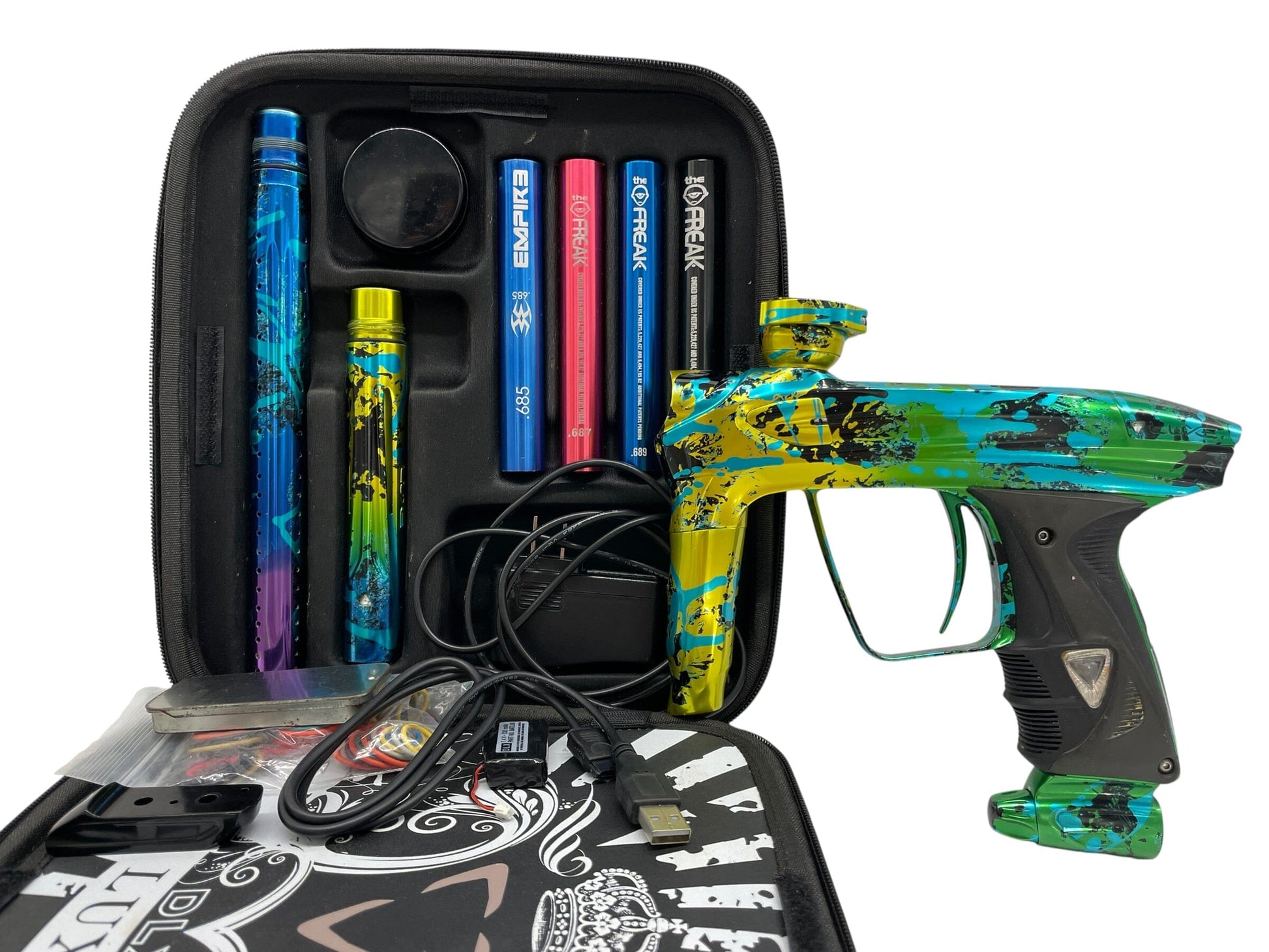 Used DLX Luxe 2.0 Brazilian Splash Paintball Gun Paintball Gun from CPXBrosPaintball Buy/Sell/Trade Paintball Markers, New Paintball Guns, Paintball Hoppers, Paintball Masks, and Hormesis Headbands