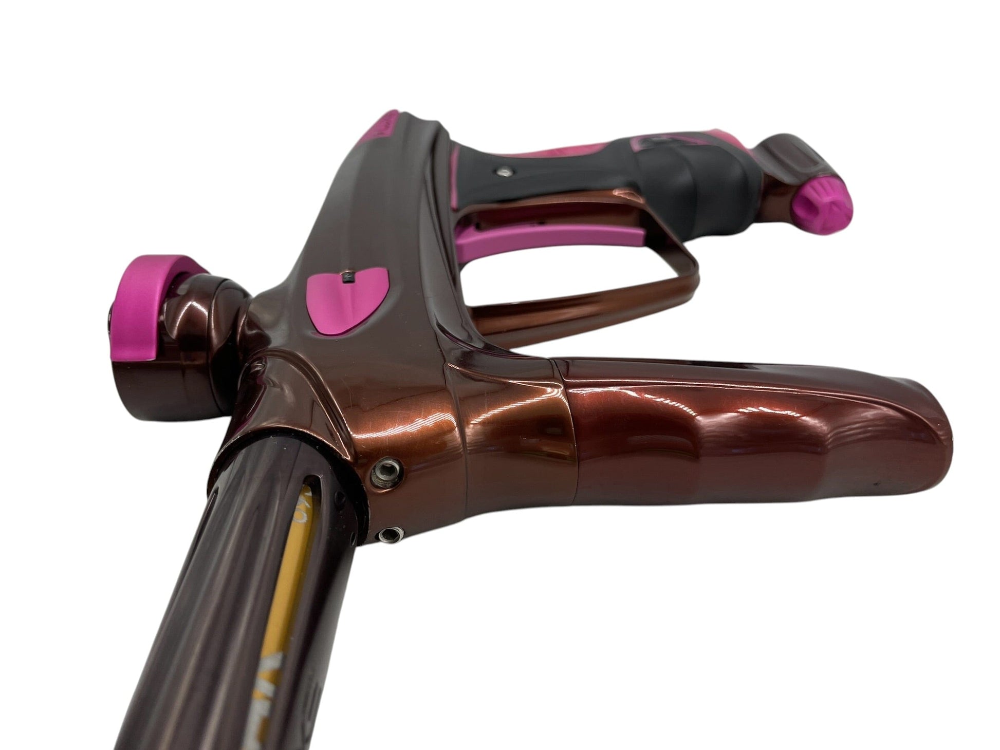 Used DLX Luxe 2.0 Brown/Pink Paintball Gun Paintball Gun from CPXBrosPaintball Buy/Sell/Trade Paintball Markers, New Paintball Guns, Paintball Hoppers, Paintball Masks, and Hormesis Headbands