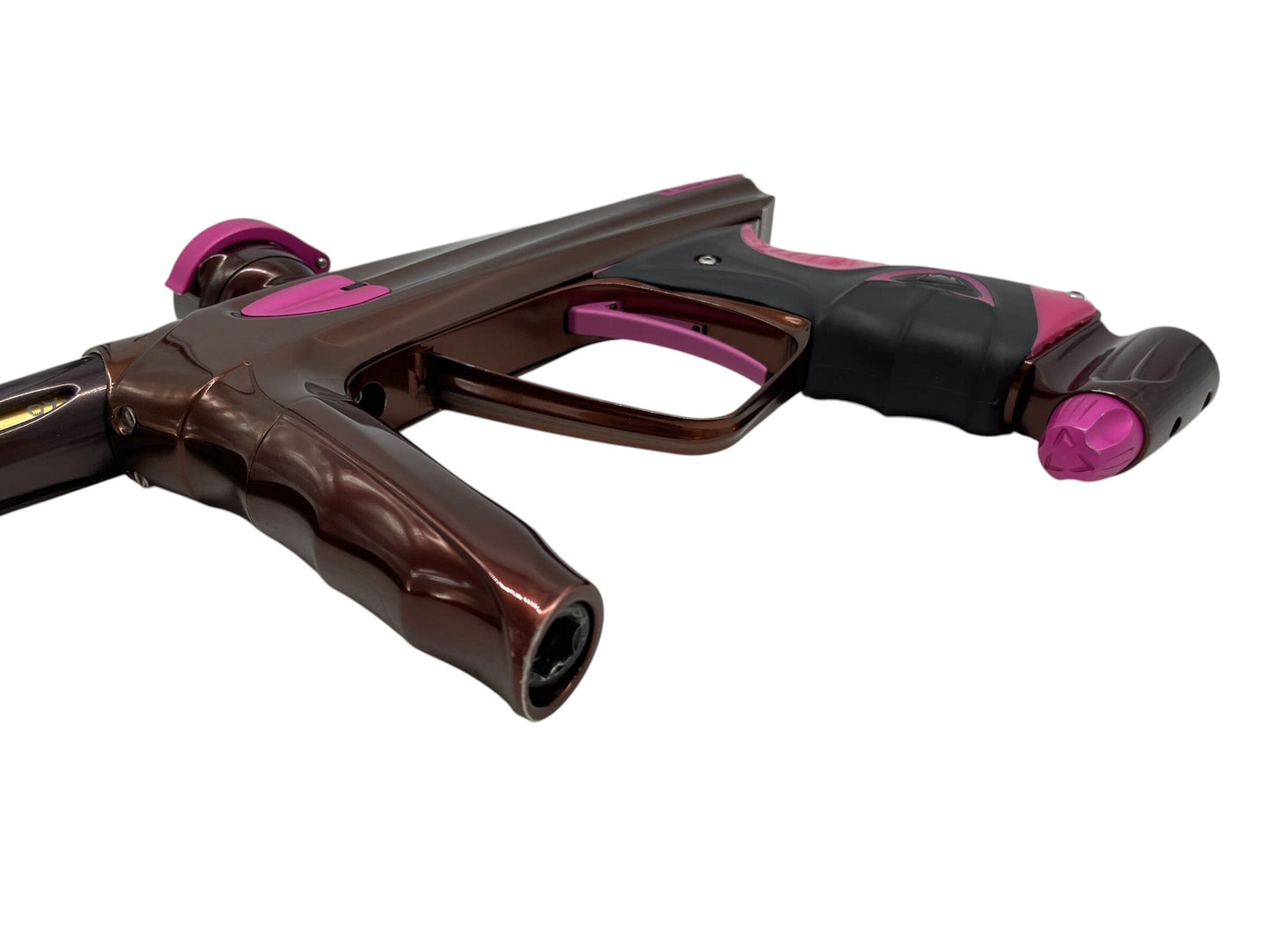 Used DLX Luxe 2.0 Brown/Pink Paintball Gun Paintball Gun from CPXBrosPaintball Buy/Sell/Trade Paintball Markers, New Paintball Guns, Paintball Hoppers, Paintball Masks, and Hormesis Headbands