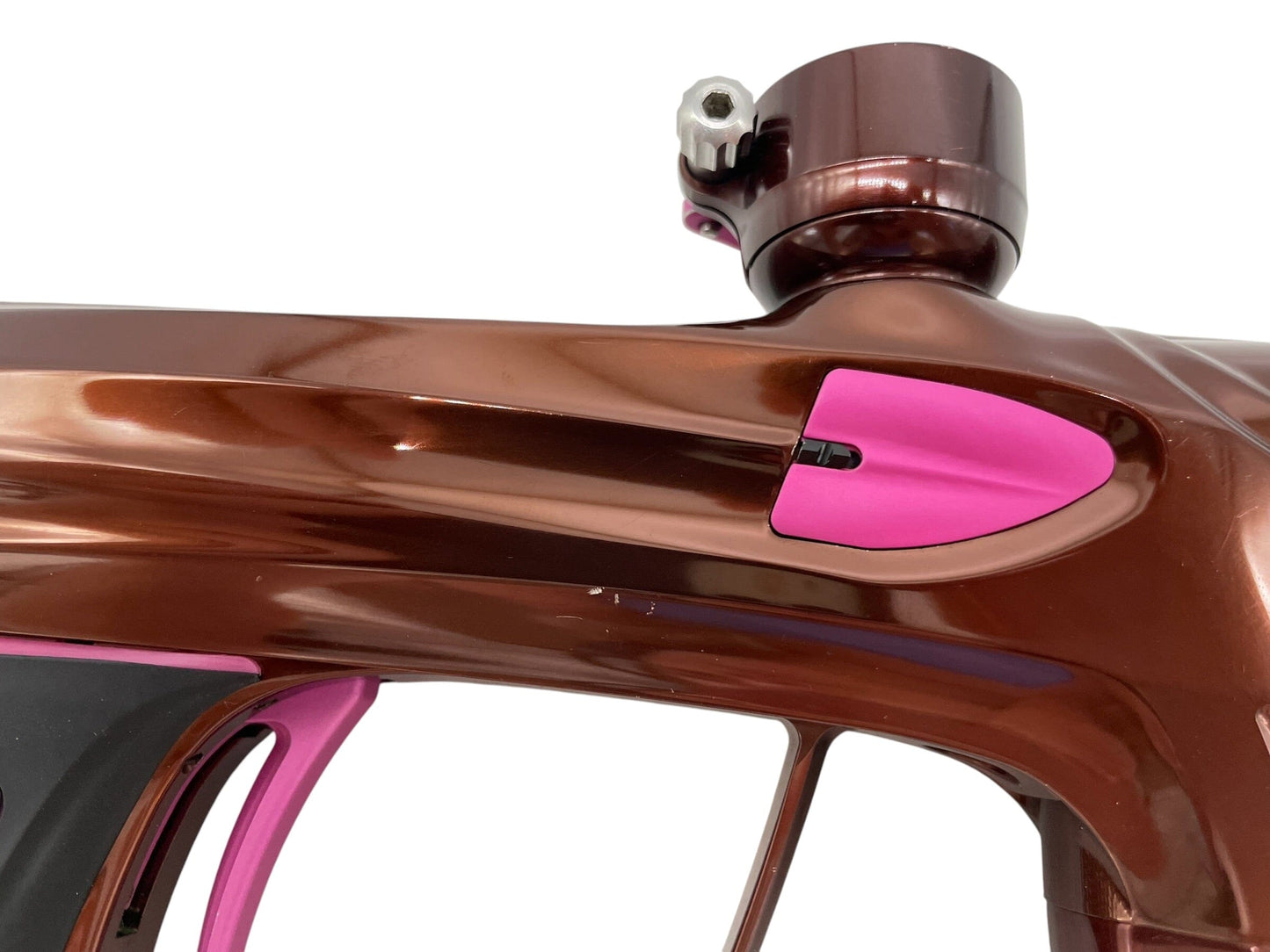Used DLX Luxe 2.0 Brown/Pink Paintball Gun Paintball Gun from CPXBrosPaintball Buy/Sell/Trade Paintball Markers, New Paintball Guns, Paintball Hoppers, Paintball Masks, and Hormesis Headbands