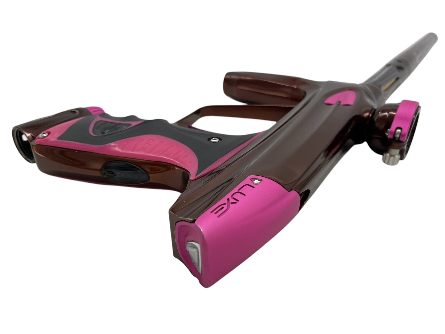 Used DLX Luxe 2.0 Brown/Pink Paintball Gun Paintball Gun from CPXBrosPaintball Buy/Sell/Trade Paintball Markers, New Paintball Guns, Paintball Hoppers, Paintball Masks, and Hormesis Headbands