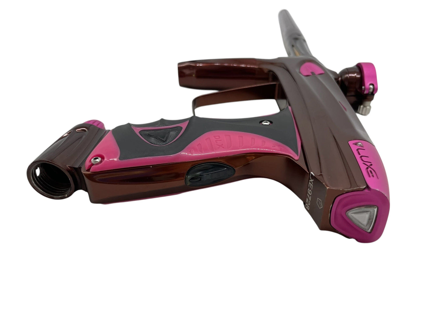 Used DLX Luxe 2.0 Brown/Pink Paintball Gun Paintball Gun from CPXBrosPaintball Buy/Sell/Trade Paintball Markers, New Paintball Guns, Paintball Hoppers, Paintball Masks, and Hormesis Headbands