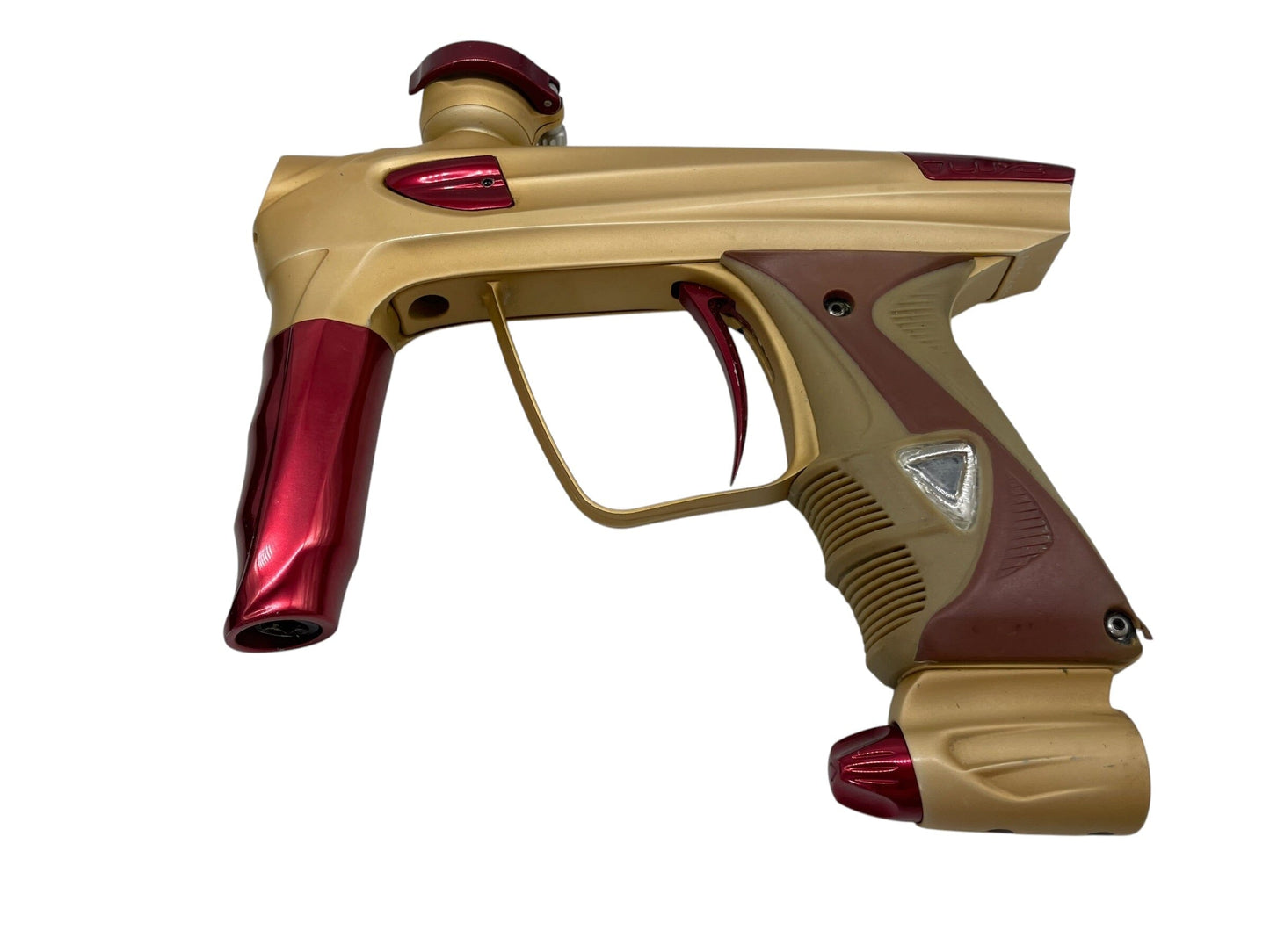 Used DLX Luxe 2.0 Gold/Red Paintball Gun Paintball Gun from CPXBrosPaintball Buy/Sell/Trade Paintball Markers, New Paintball Guns, Paintball Hoppers, Paintball Masks, and Hormesis Headbands