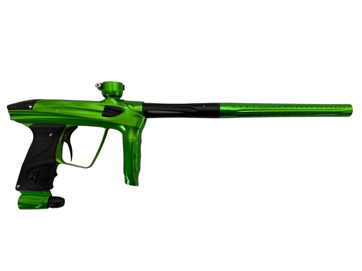 Used DLX LUXE 2.0 OLED Green/Black Paintball Gun Paintball Gun from CPXBrosPaintball Buy/Sell/Trade Paintball Markers, New Paintball Guns, Paintball Hoppers, Paintball Masks, and Hormesis Headbands