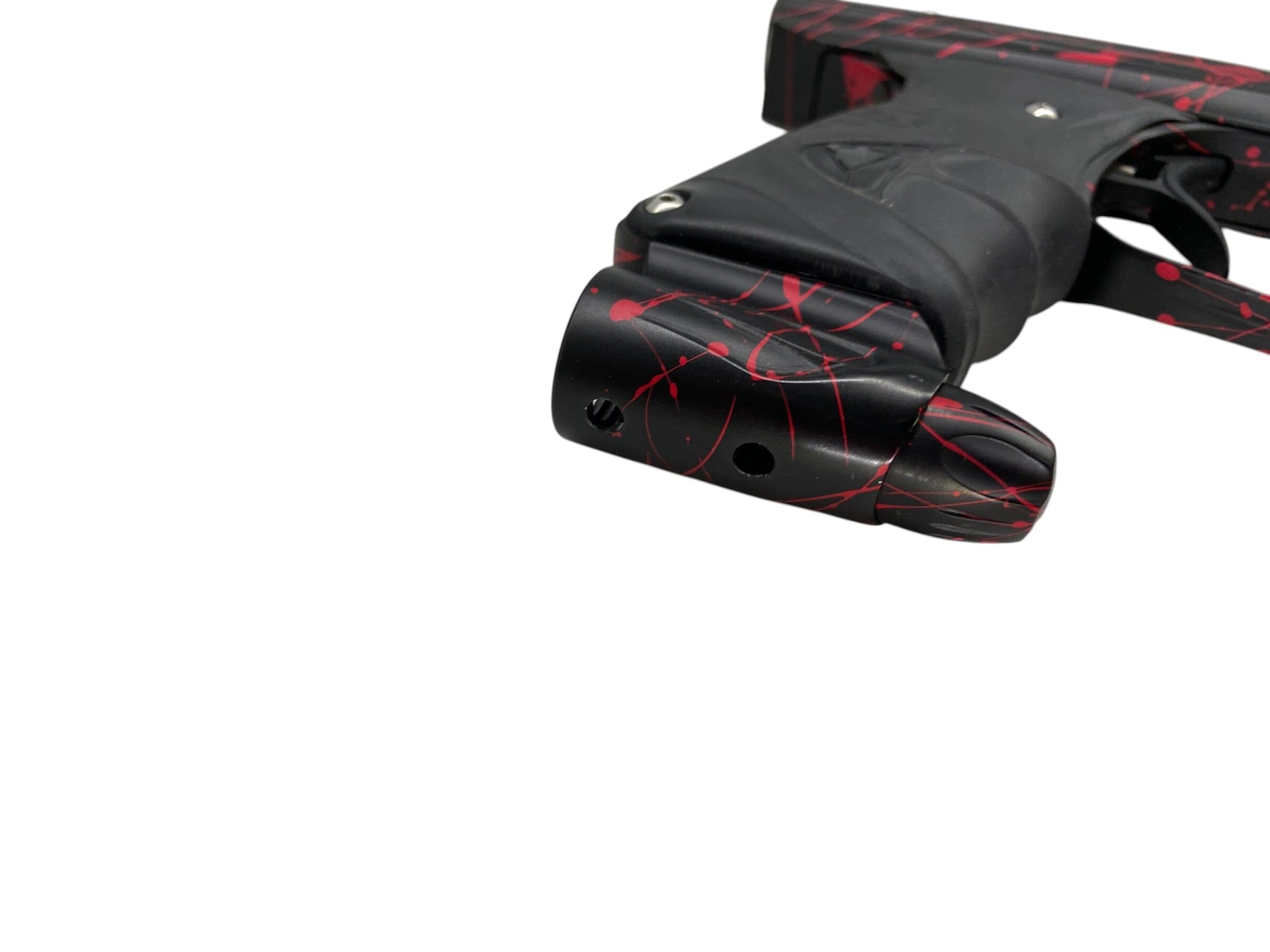 Used DLX LUXE 2.0 OLED Red Splash Paintball Gun Paintball Gun from CPXBrosPaintball Buy/Sell/Trade Paintball Markers, New Paintball Guns, Paintball Hoppers, Paintball Masks, and Hormesis Headbands