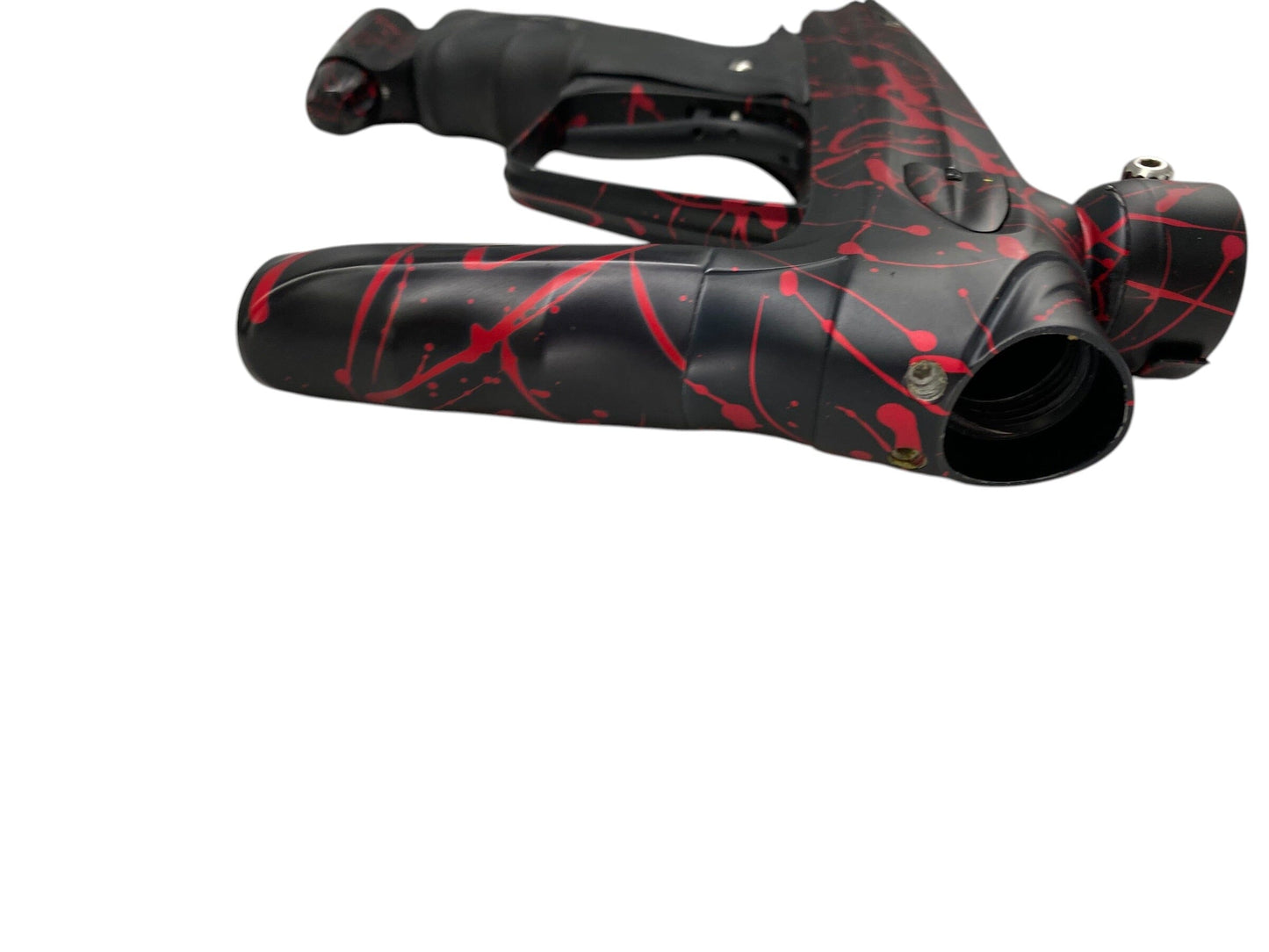 Used DLX LUXE 2.0 OLED Red Splash Paintball Gun Paintball Gun from CPXBrosPaintball Buy/Sell/Trade Paintball Markers, New Paintball Guns, Paintball Hoppers, Paintball Masks, and Hormesis Headbands