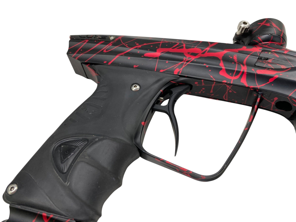 Used DLX LUXE 2.0 OLED Red Splash Paintball Gun Paintball Gun from CPXBrosPaintball Buy/Sell/Trade Paintball Markers, New Paintball Guns, Paintball Hoppers, Paintball Masks, and Hormesis Headbands