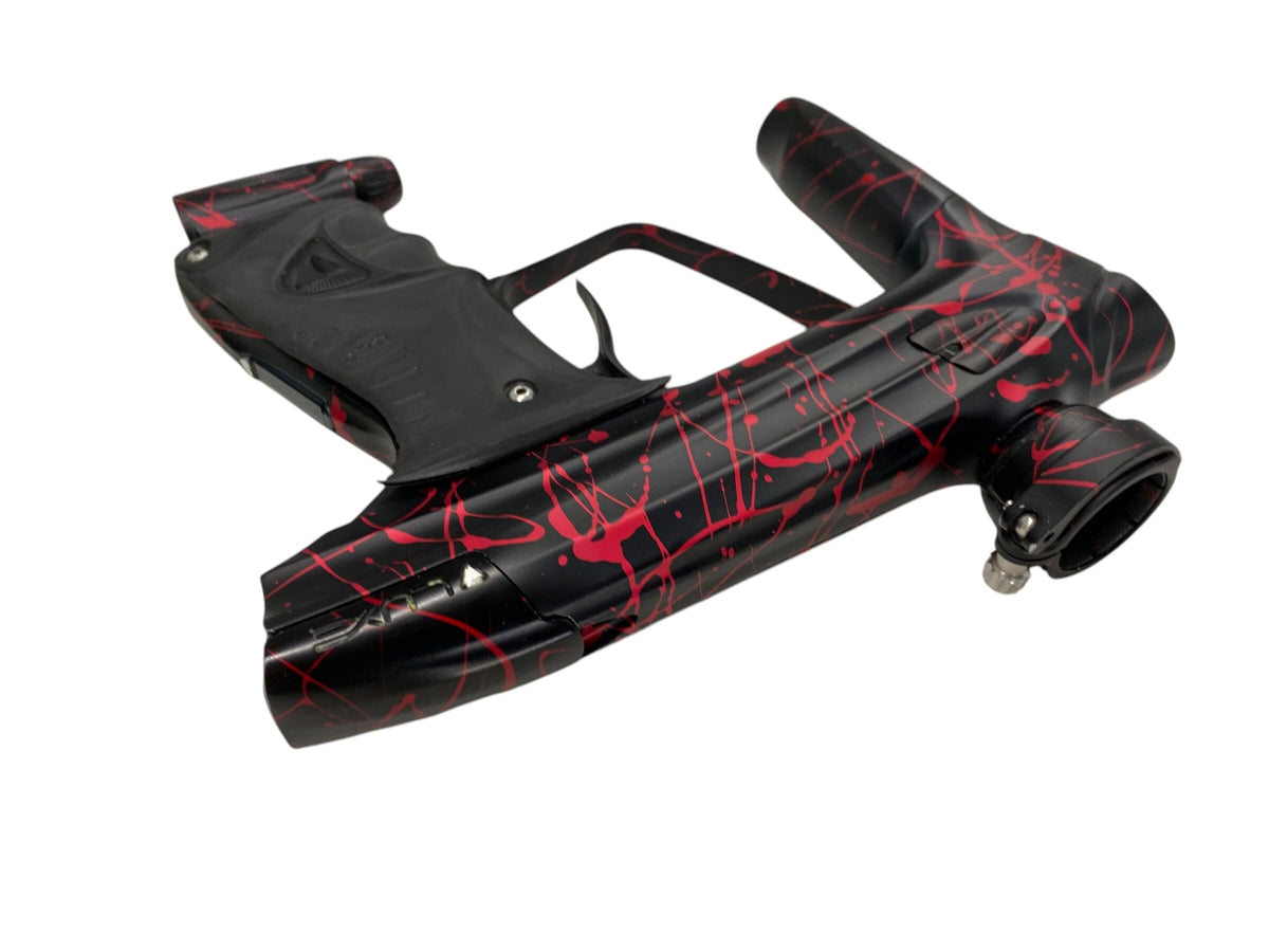 Used DLX LUXE 2.0 OLED Red Splash Paintball Gun Paintball Gun from CPXBrosPaintball Buy/Sell/Trade Paintball Markers, New Paintball Guns, Paintball Hoppers, Paintball Masks, and Hormesis Headbands