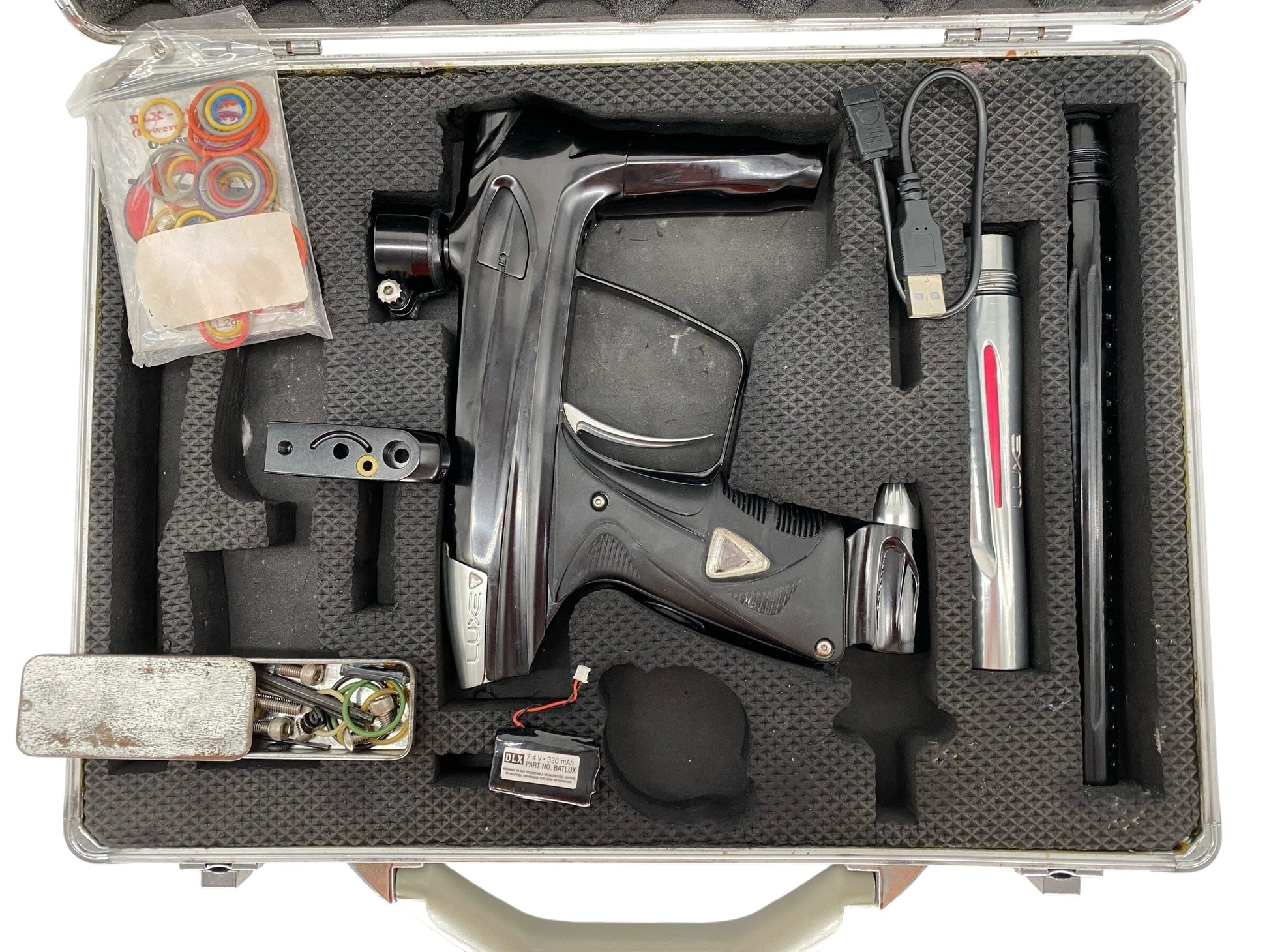 Used Dlx Luxe 2.0 Paintball Gun Black/Silver Paintball Gun from CPXBrosPaintball Buy/Sell/Trade Paintball Markers, New Paintball Guns, Paintball Hoppers, Paintball Masks, and Hormesis Headbands