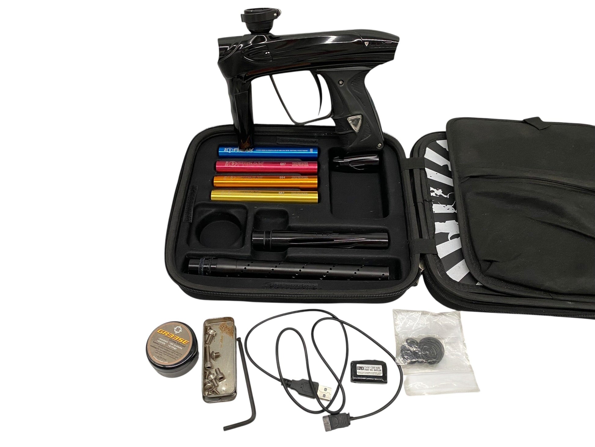 Used Dlx Luxe 2.0 Paintball Gun Gloss Black Paintball Gun from CPXBrosPaintball Buy/Sell/Trade Paintball Markers, New Paintball Guns, Paintball Hoppers, Paintball Masks, and Hormesis Headbands