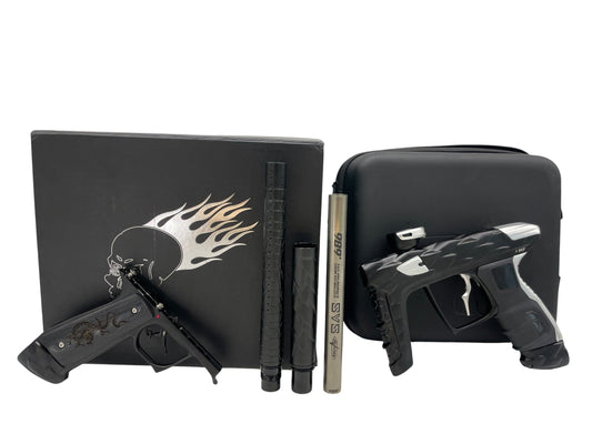 Used DLX Luxe Adrenaline Idol Black/Silver Paintball Gun Paintball Gun from CPXBrosPaintball Buy/Sell/Trade Paintball Markers, New Paintball Guns, Paintball Hoppers, Paintball Masks, and Hormesis Headbands