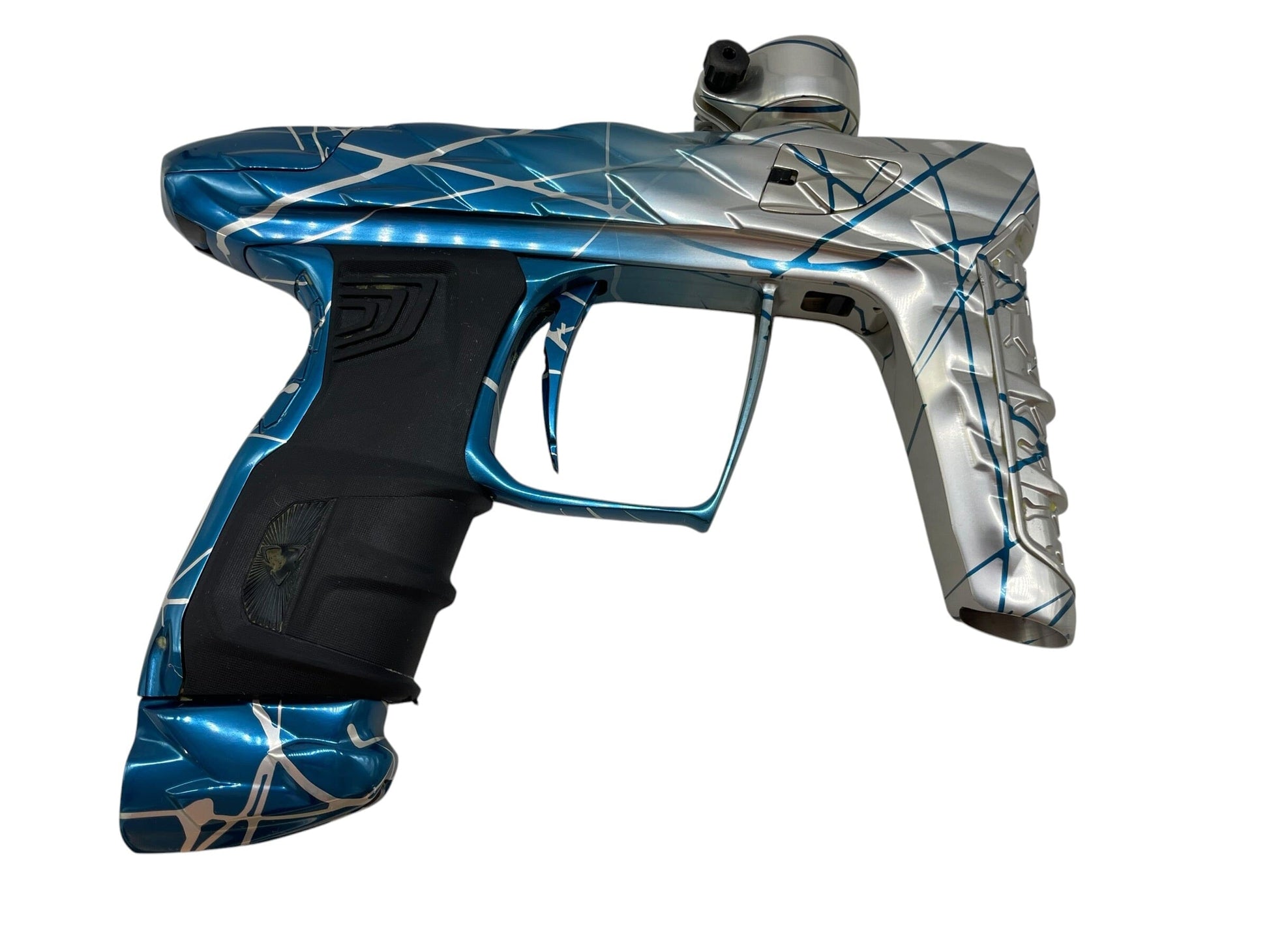 Used DLX Luxe Adrenaline Idol Blue to Clear Fade W/ Dual Splash A516 Paintball Gun Paintball Gun from CPXBrosPaintball Buy/Sell/Trade Paintball Markers, New Paintball Guns, Paintball Hoppers, Paintball Masks, and Hormesis Headbands