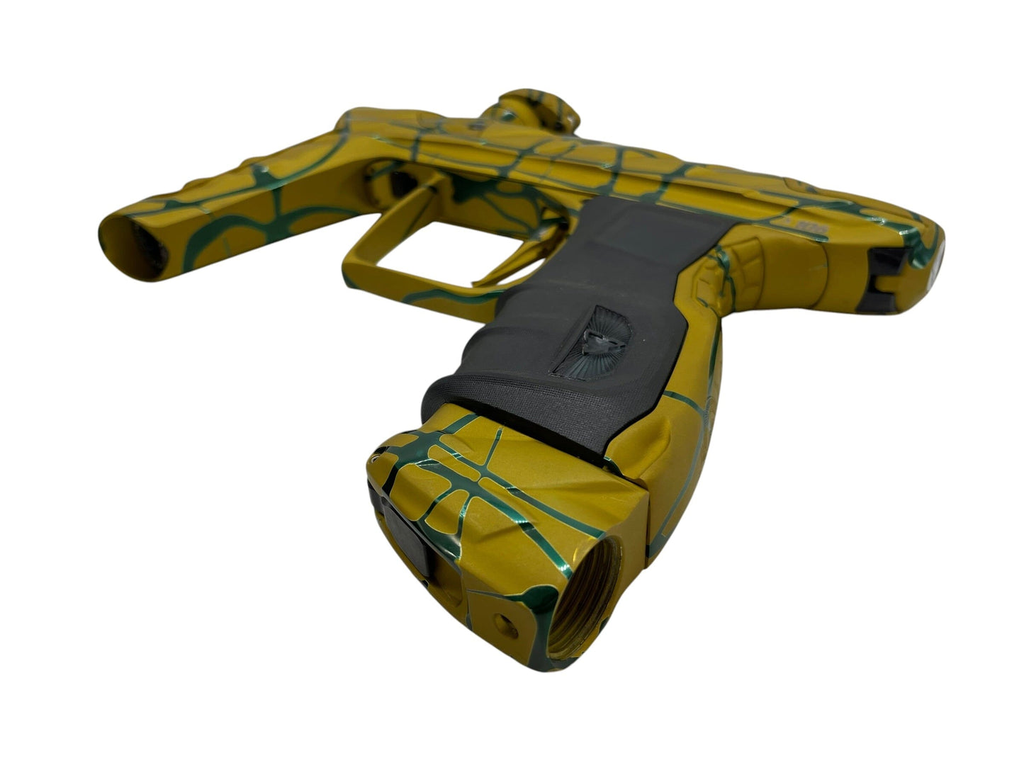 Used DLX Luxe Adrenaline Idol Gold To Black 3D Splash Paintball Gun Paintball Gun from CPXBrosPaintball Buy/Sell/Trade Paintball Markers, New Paintball Guns, Paintball Hoppers, Paintball Masks, and Hormesis Headbands