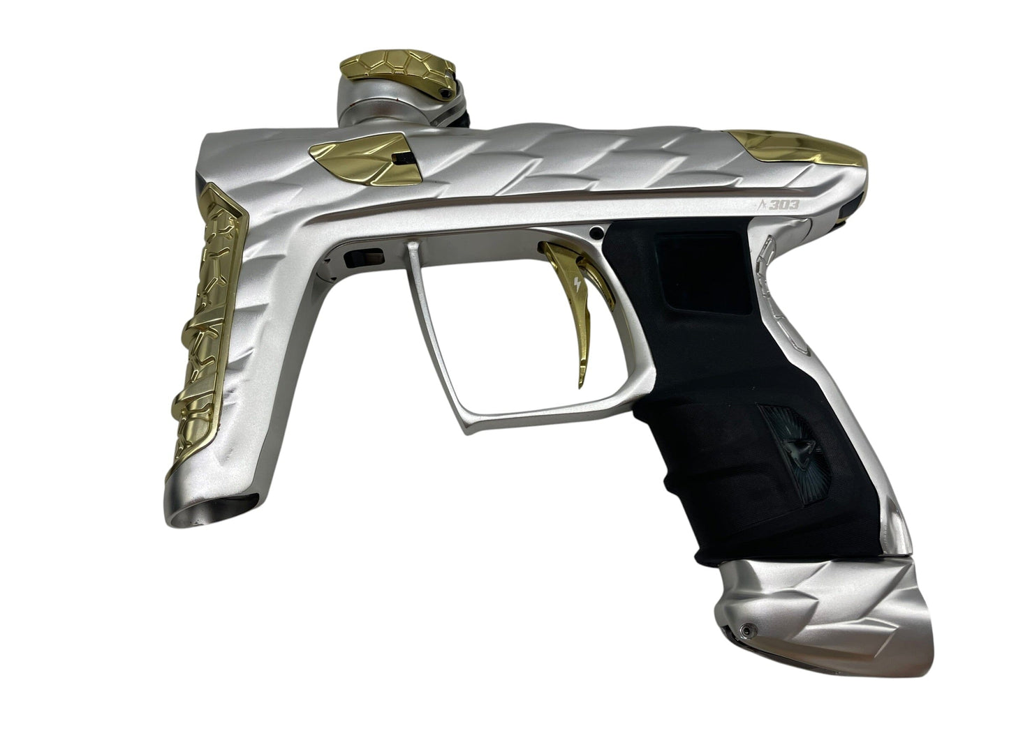 Used DLX Luxe Adrenaline Idol Silver/Gold Paintball Gun Paintball Gun from CPXBrosPaintball Buy/Sell/Trade Paintball Markers, New Paintball Guns, Paintball Hoppers, Paintball Masks, and Hormesis Headbands
